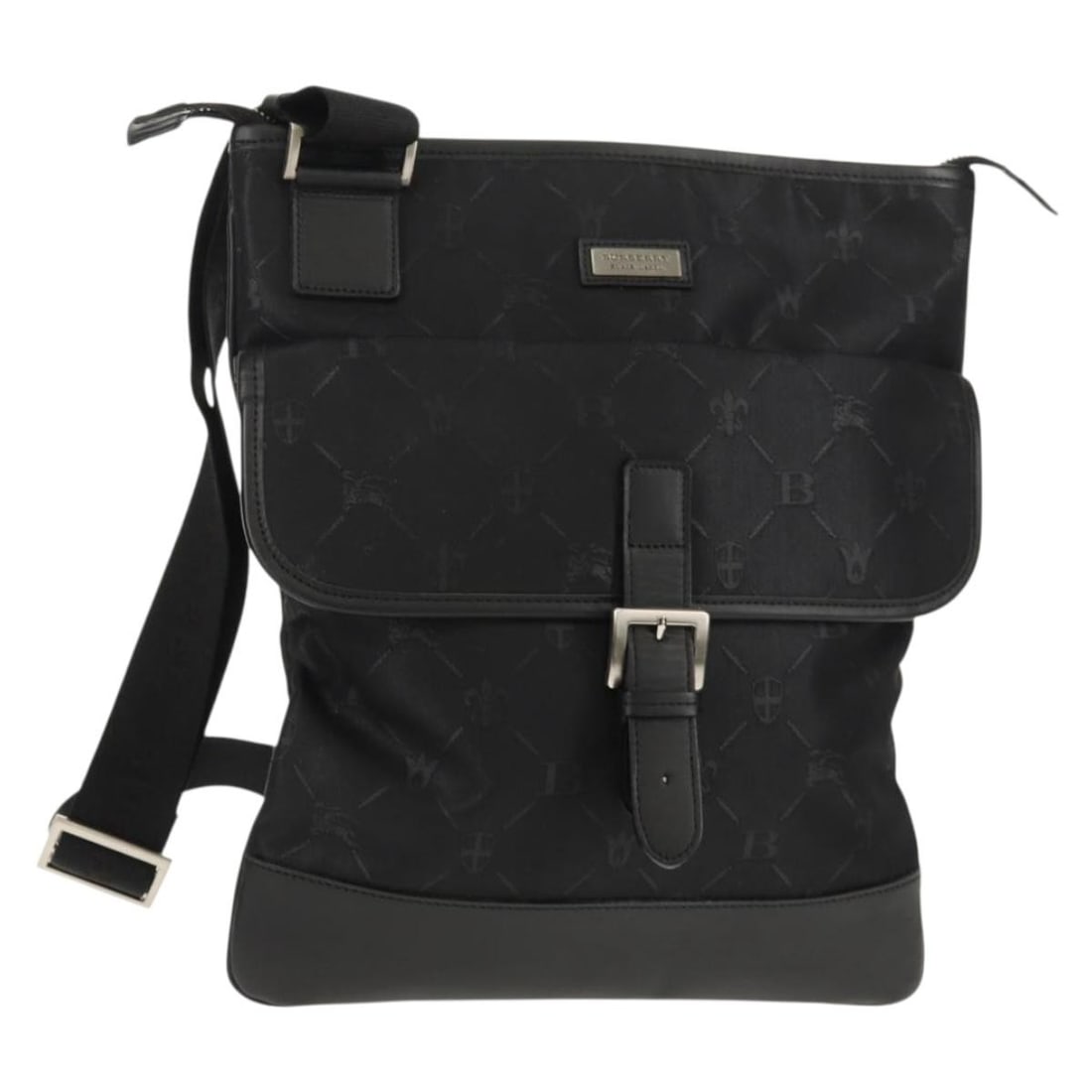 Black Canvas Shoulder Bag Burberry Black Label 27cm by 32cm by 27cm (1 of 18)