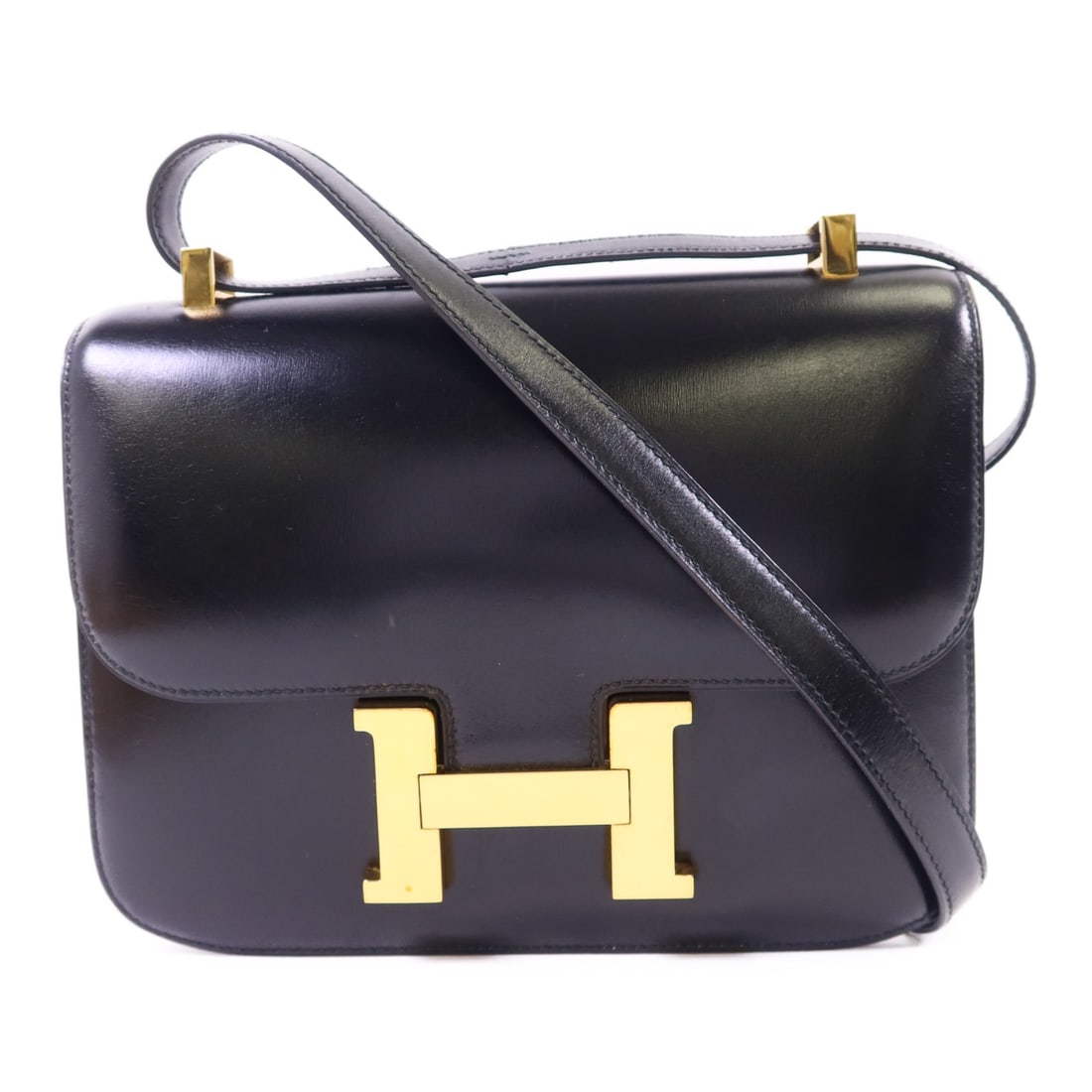 HERMES Constance 24 Black Calf Leather Shoulder Bag GHW (1 of 18)