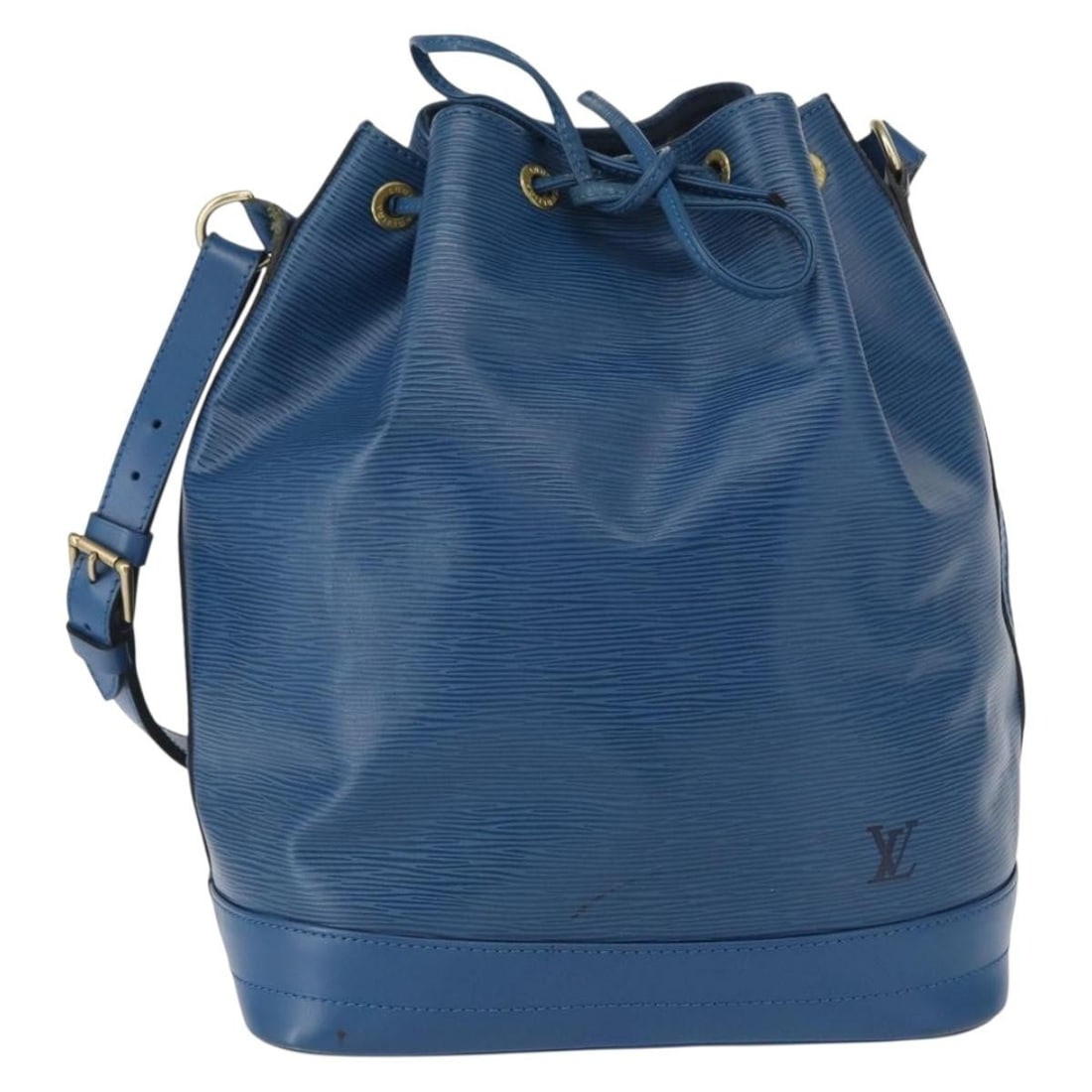 Noe Blue Leather Shoulder Bag by Louis Vuitton (1 of 18)