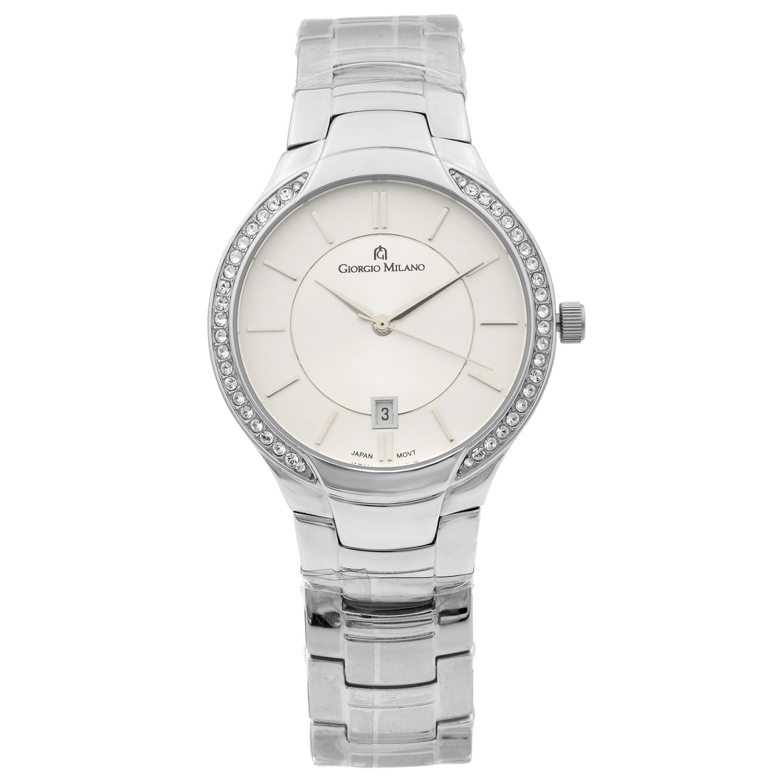 Giorgio Milano GM845SL-SL Stainless Steel Quartz Unisex Watch: Giorgio Milano GM845SL-SL Stainless Steel Quartz Unisex Watch Discover the elegance of the Giorgio Milano Stainless Steel Silver Dial Quartz Unisex Watch GM845SL-SL. This stylish wristwatch features a