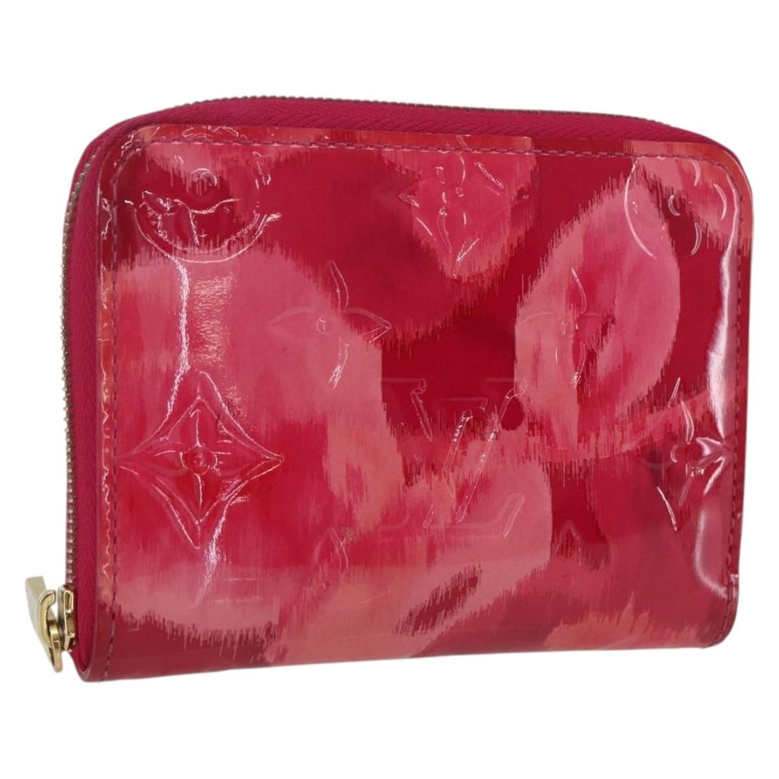 Rose Andian Vernis Ikat Flower Patent Leather Zippy Coin Purse by Louis Vuitton: Rose Andian Vernis Ikat Flower Patent Leather Zippy Coin Purse by Louis Vuitton This Louis Vuitton Vernis Ikat Flower Zippy Coin Purse is crafted from Rose Andian patent leather and features a compact