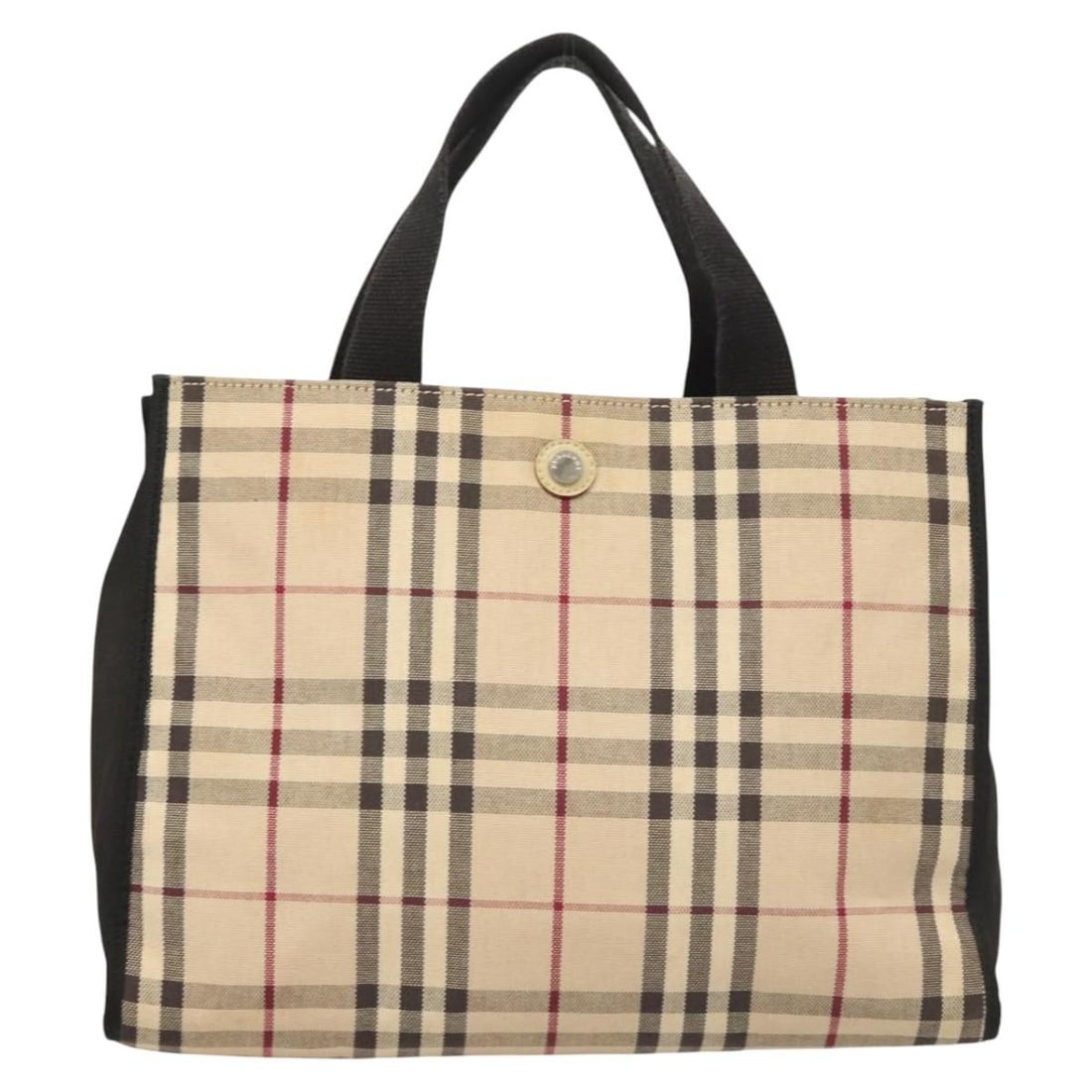 Burberry Nova Check Beige Canvas Tote Bag Italy (1 of 18)