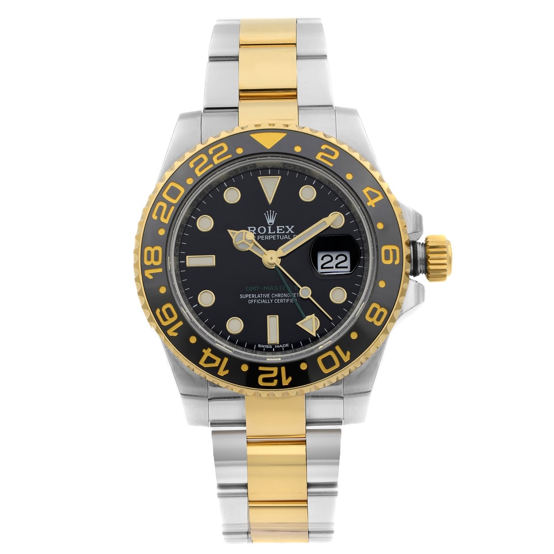 Rolex GMT-Master II 116713LN Automatic Black Dial Luxury Watch: Rolex GMT-Master II 116713LN Automatic Black Dial Luxury Watch This exquisite Rolex GMT-Master II wristwatch combines luxury and practicality, featuring a striking black dial and a sophisticated black