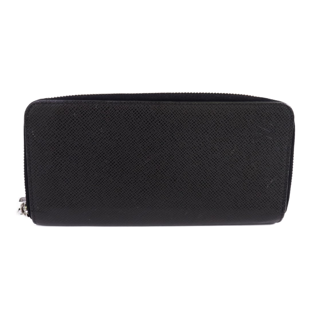 Louis Vuitton Zippy Vertical Black Taiga Calfskin Long Wallet M32822 (1 of 18)