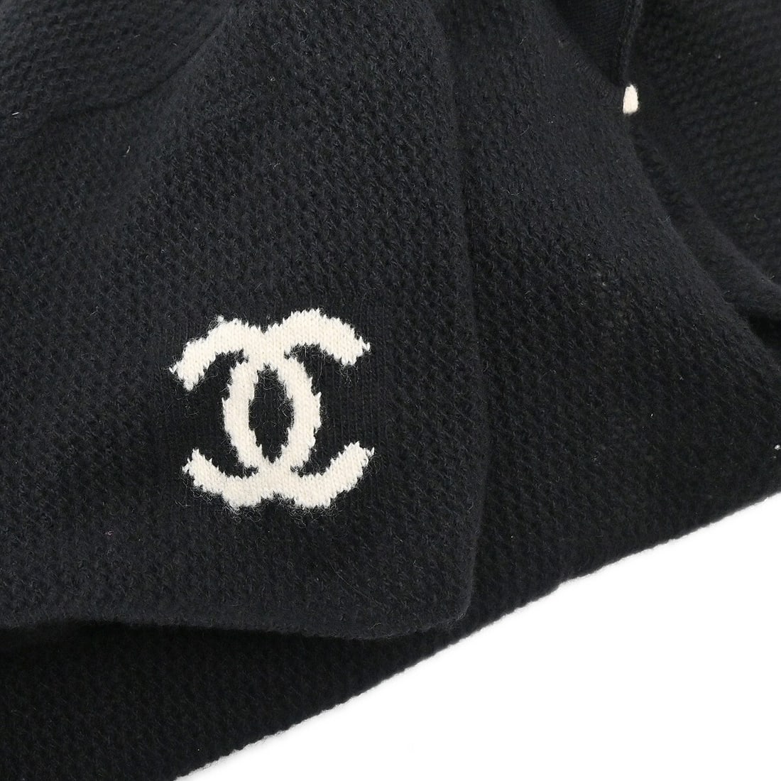 Chanel Black Short Sleeve Cashmere Knit Top 01C Size 40 - 5