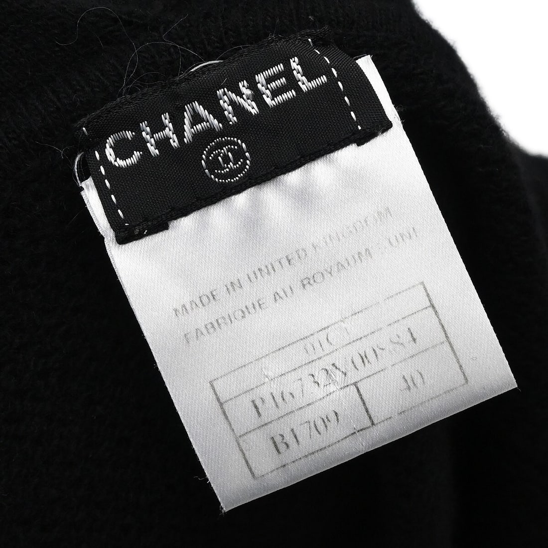 Chanel Black Short Sleeve Cashmere Knit Top 01C Size 40 - 9
