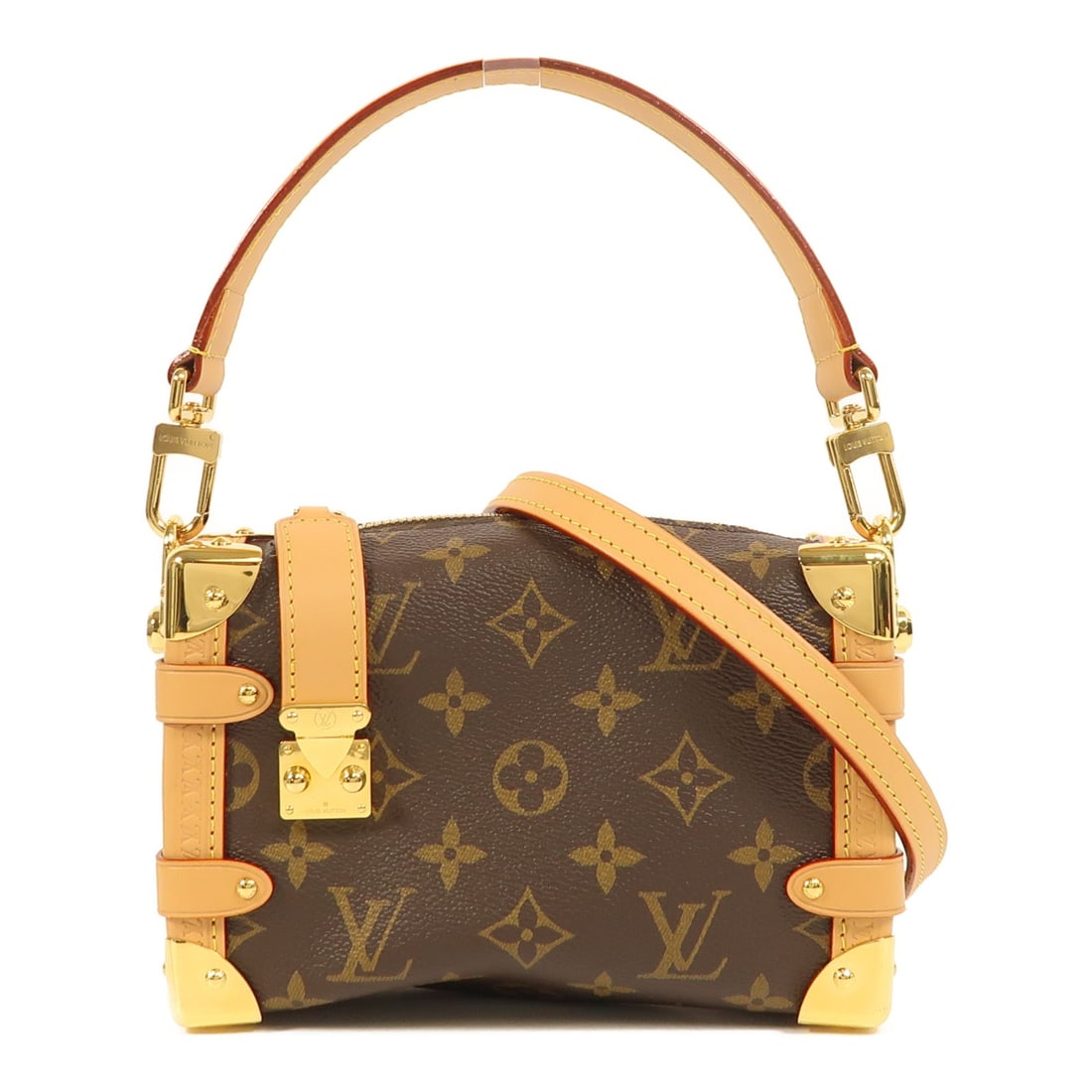 LOUIS VUITTON Side Trunk PM 2way Shoulder Bag M46815 Monogram Brown (1 of 12)