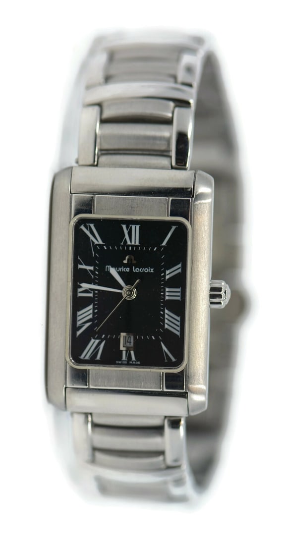 Maurice Lacroix Miros Authentic Stainless Steel Watch Ref 79745 (1 of 3)