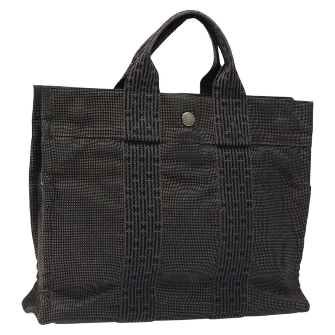 Hermes Gray Canvas Fourre-tout Herline Tote Bag 30cm by 23cm by 8cm (1 of 18)