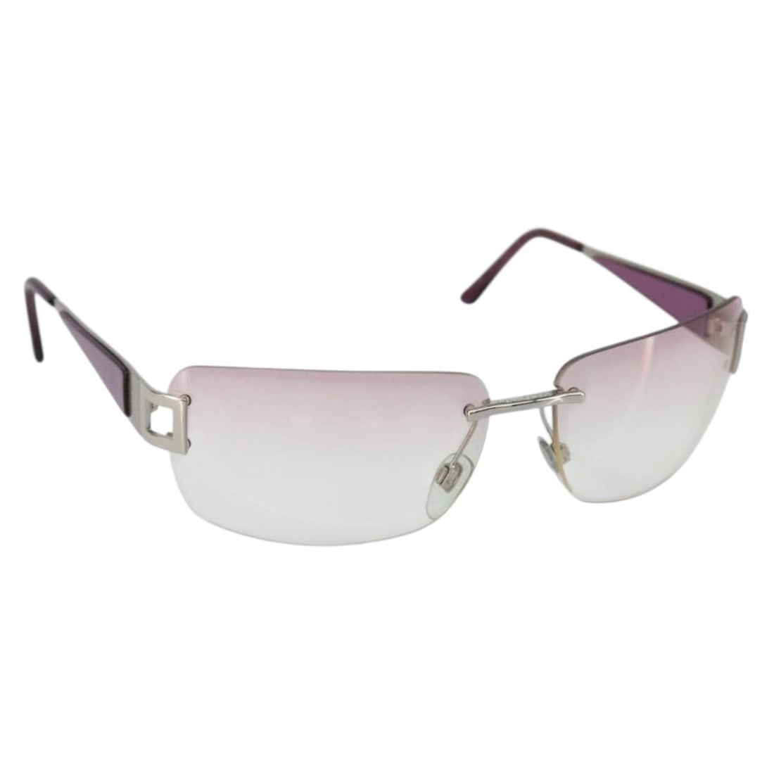 Pink Plastic Bvlgari Womens Sunglasses 14cm Width Italy Made (1 of 11)
