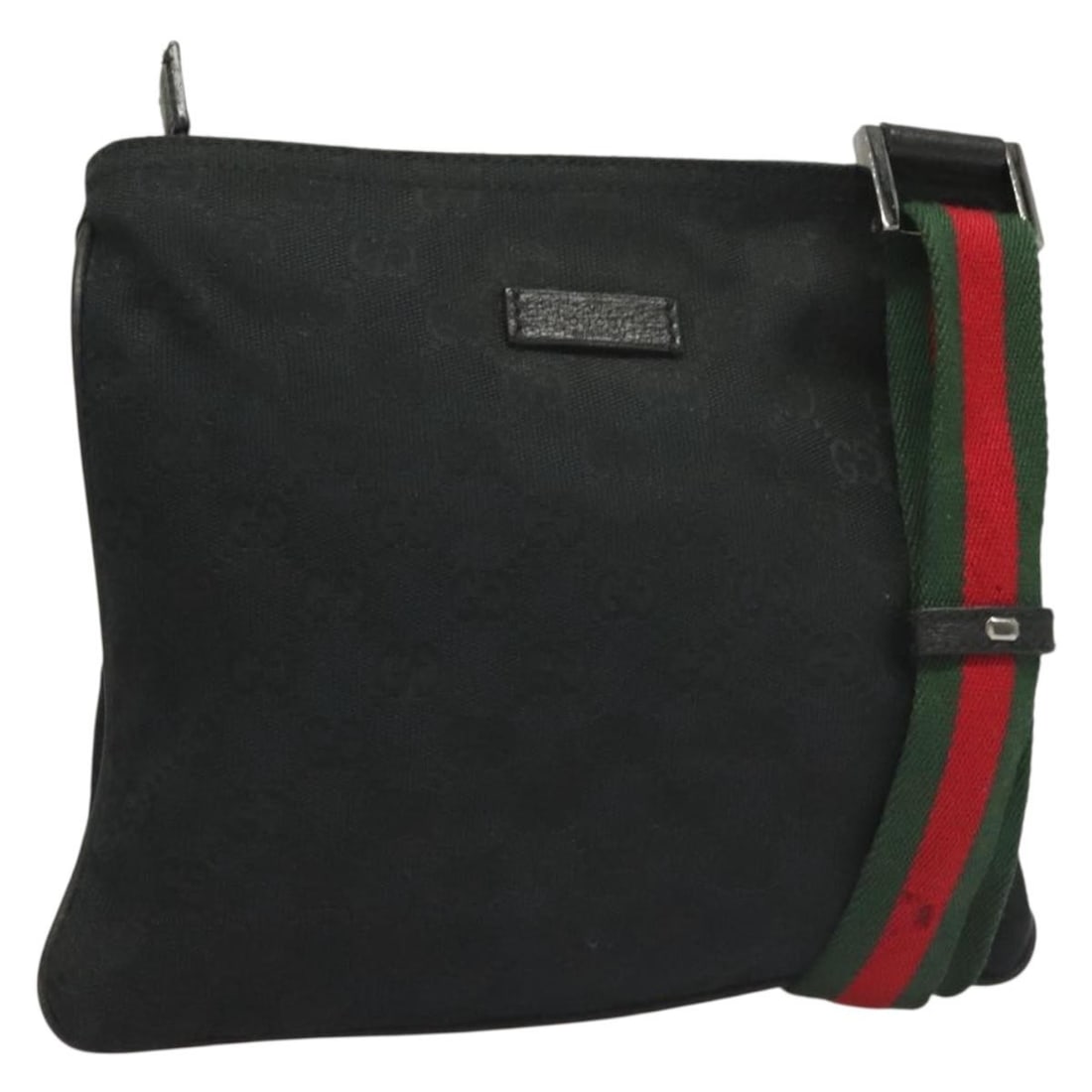 Gucci GG Canvas Messenger Bag with Web Zip Strap (1 of 18)