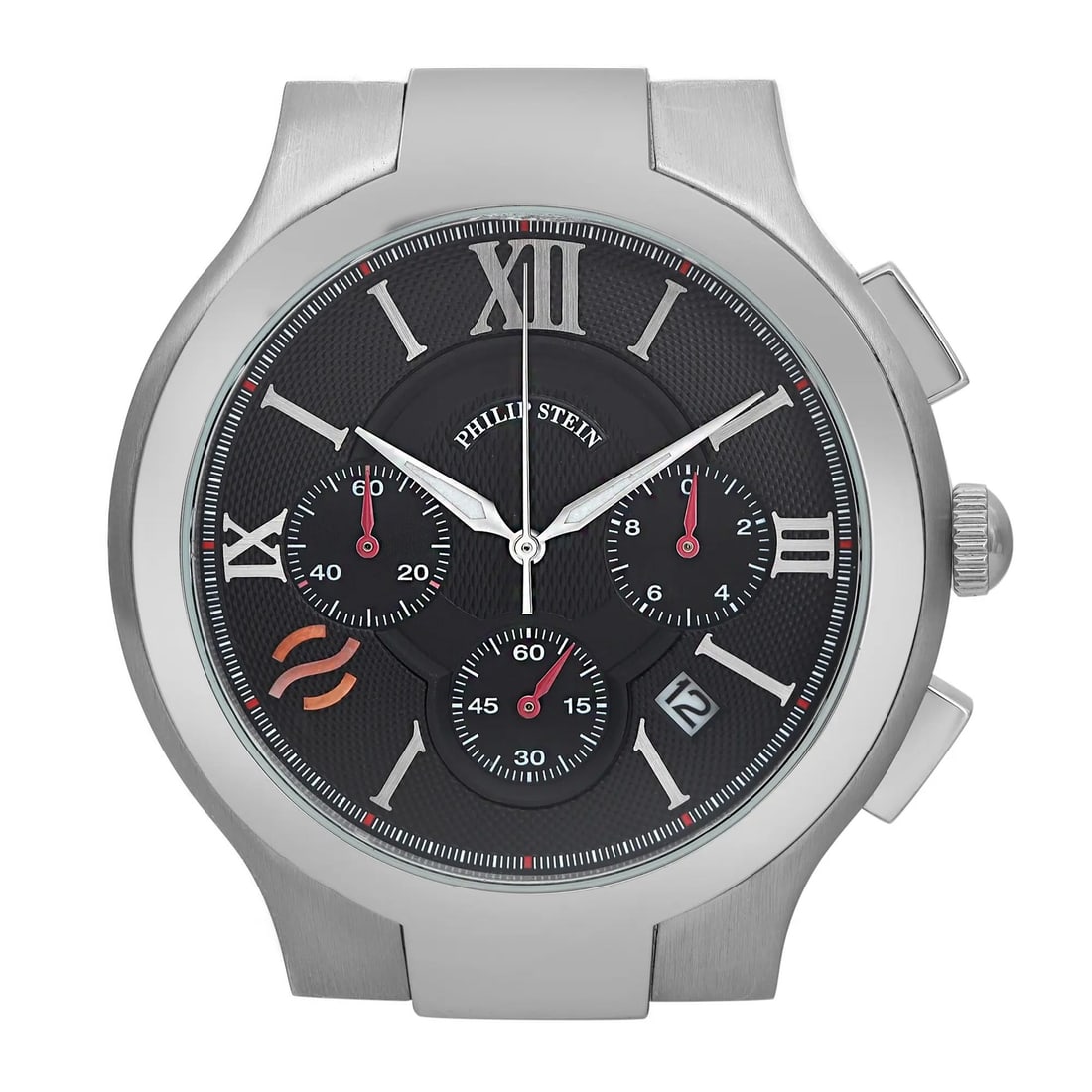 Philip Stein Signature 45mm Chronograph Men's Watch Case 45-CRBK (1 of 2)