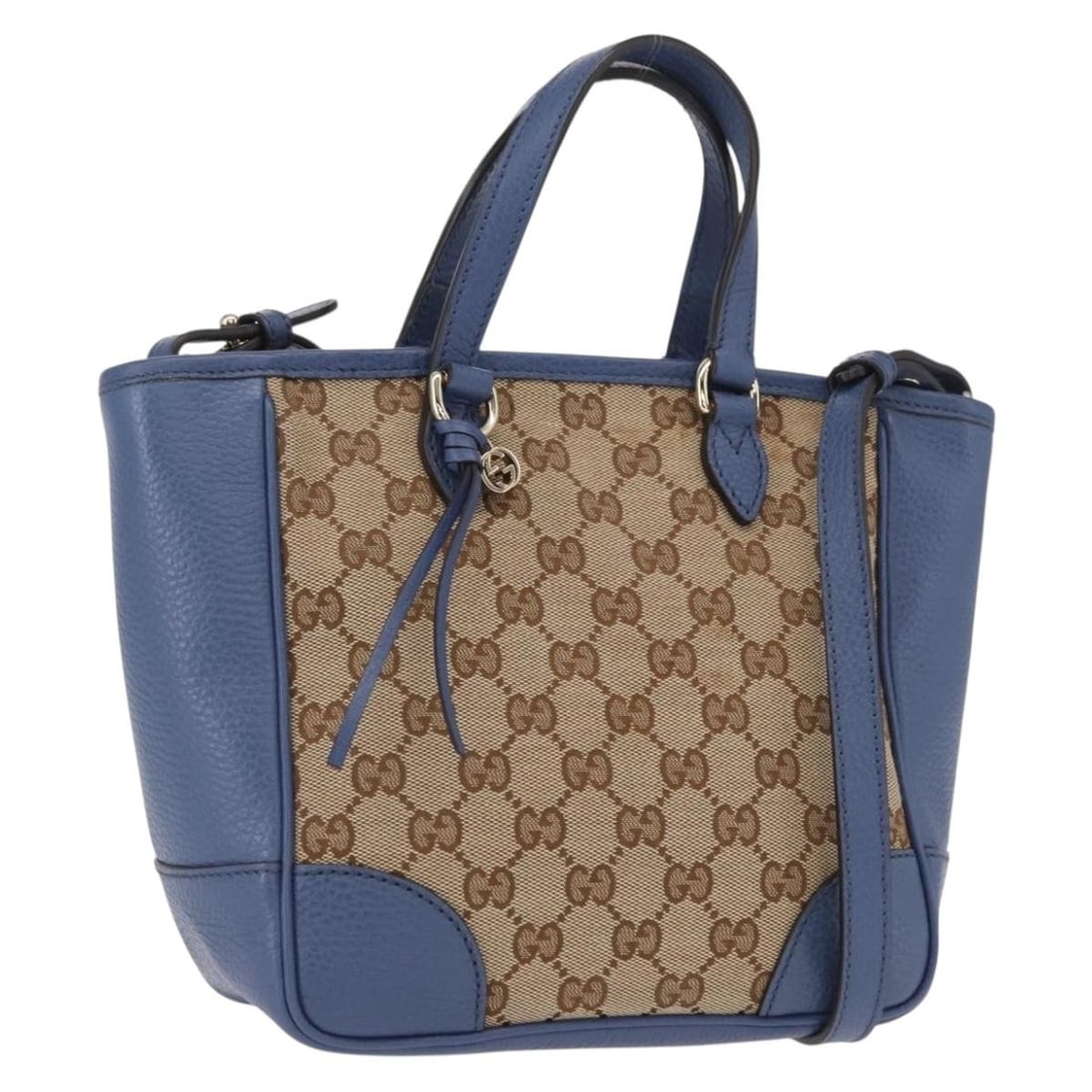 Gucci Brie GG Canvas Beige Gold 2way Handbag Model 449241 (1 of 18)