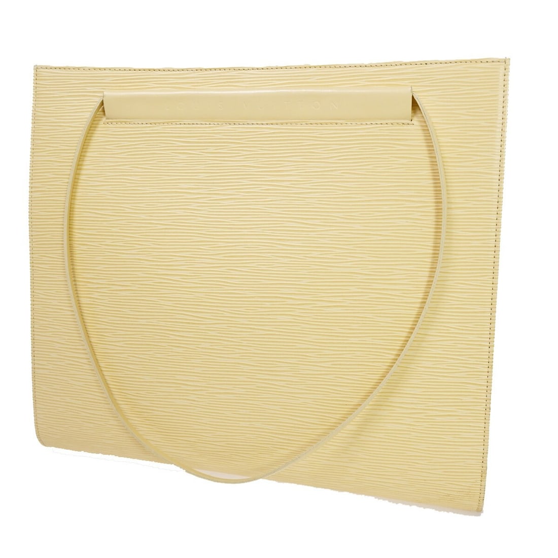 Louis Vuitton Saint Tropez Beige Leather Purse 30cm by 27cm by 4cm (1 of 15)