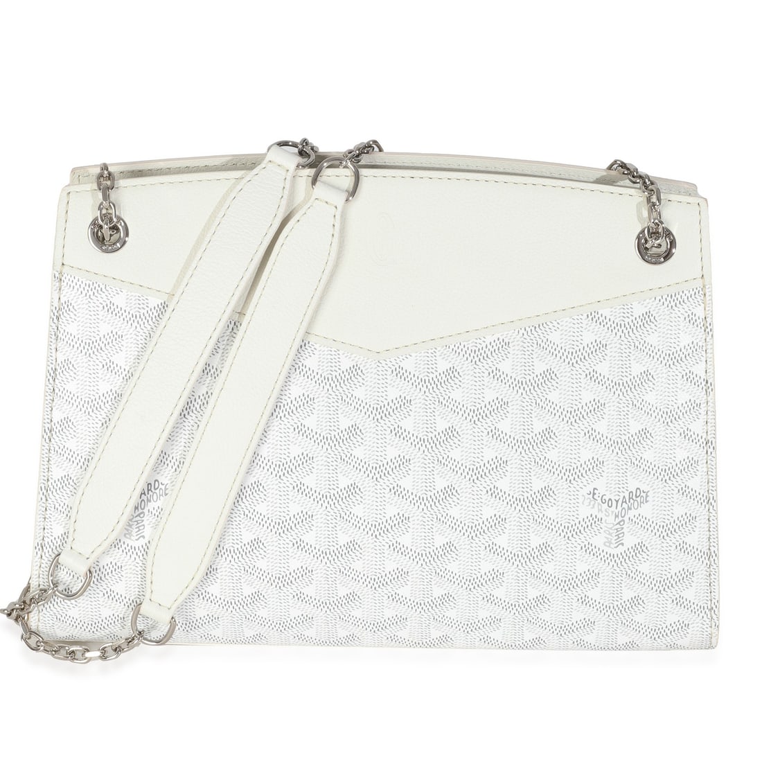 Goyard Rouette Structure PM White Canvas Shoulder Bag 2024: Goyard Rouette Structure PM White Canvas Shoulder Bag 2024 Introducing the Goyard White Goyardine Canvas Rouette Structure PM, a stylish and versatile shoulder bag perfect for any occasion. This pre-o