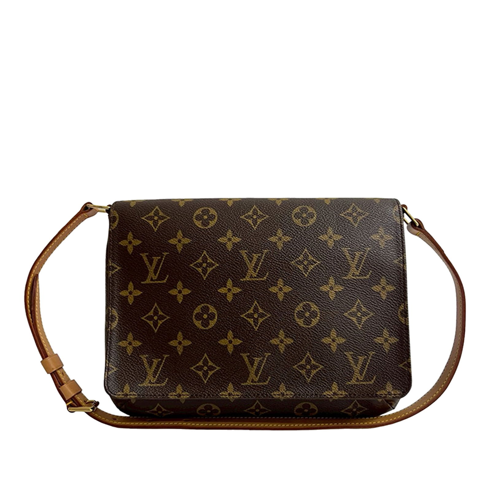 Louis Vuitton Musette Tango Monogram Canvas Shoulder Bag with Short Strap: Louis Vuitton Musette Tango Monogram Canvas Shoulder Bag with Short Strap The Louis Vuitton Monogram Musette Tango Short Strap features a monogram canvas body with a front flap secured by a magnetic c