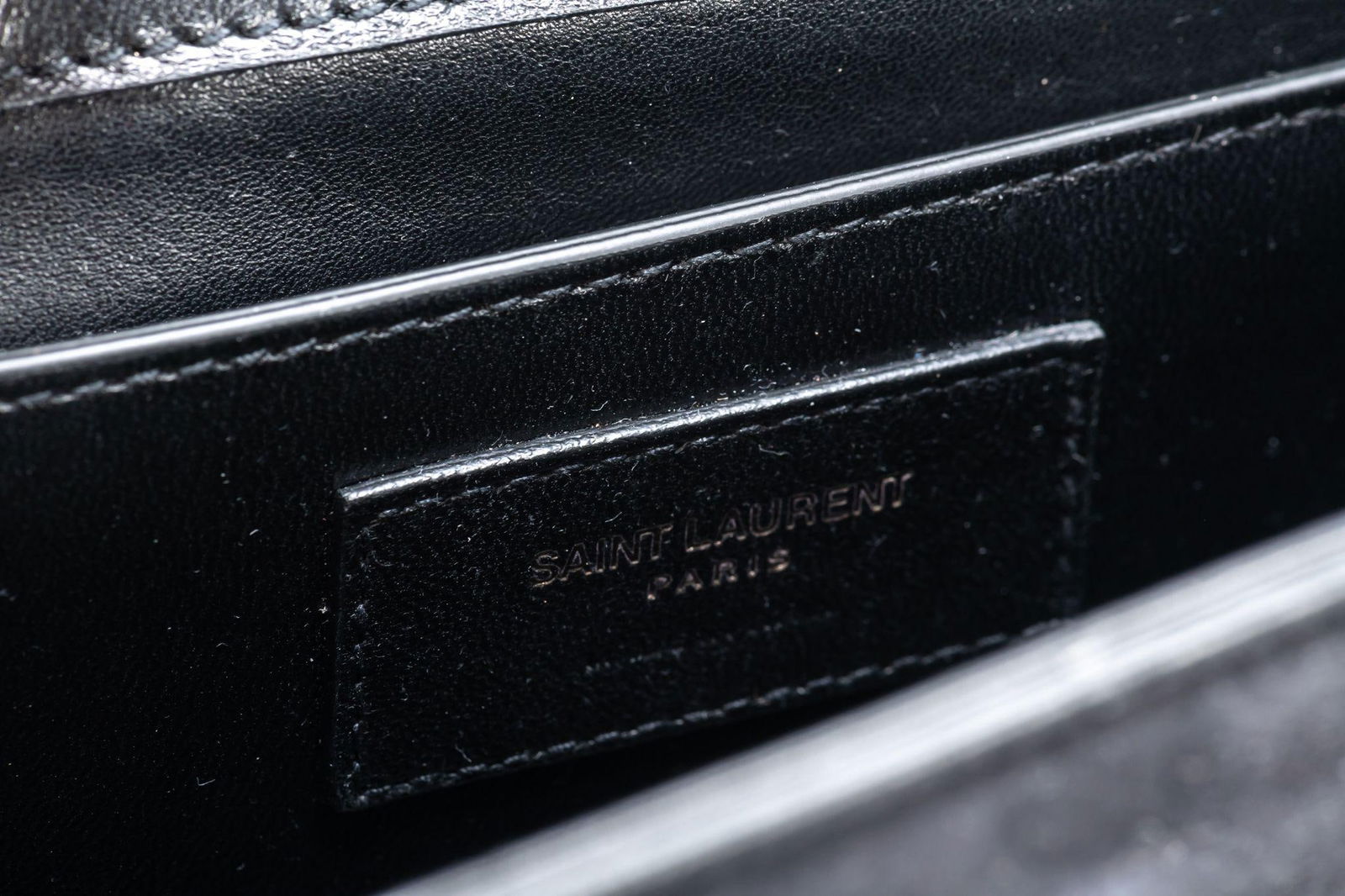 Yves Saint Laurent Black Suede Beaded Crossbody Bag - 13