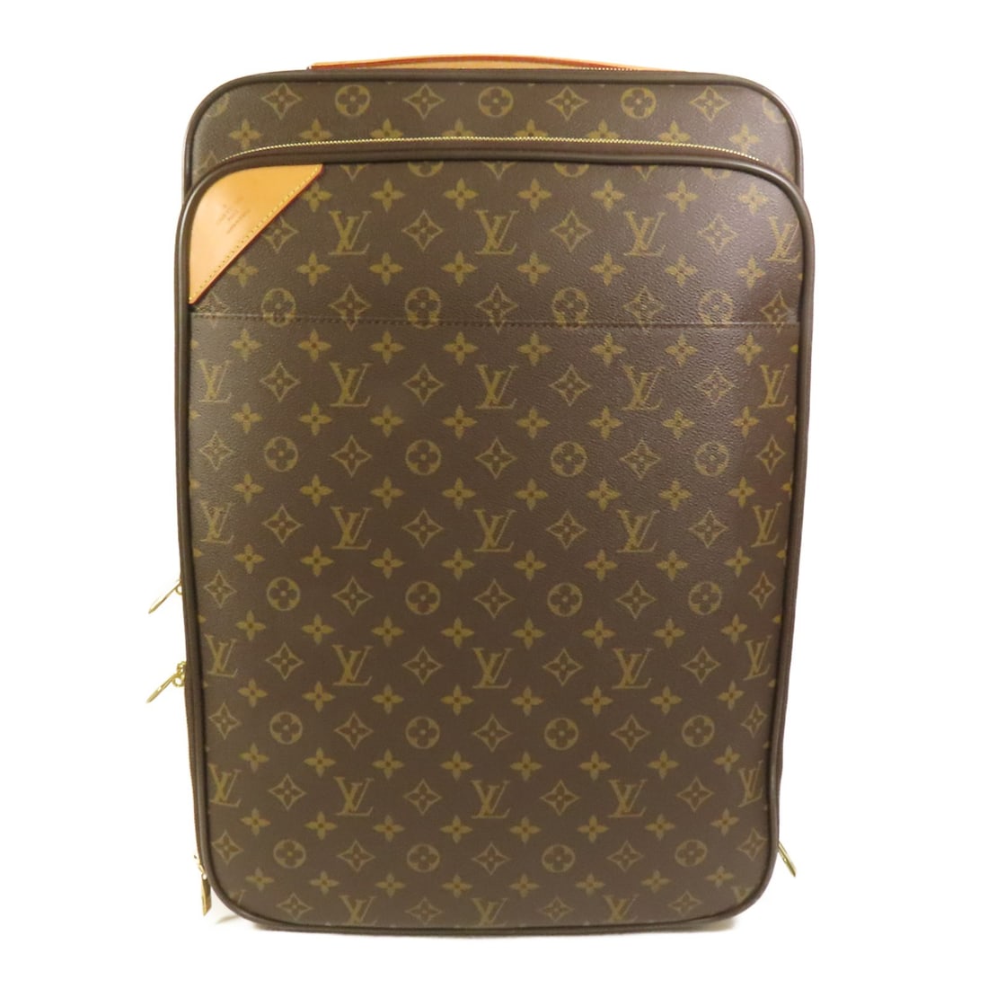 Louis Vuitton Pegase 55 Monogram Brown Suitcase with Gold Hardware M20013 (1 of 18)
