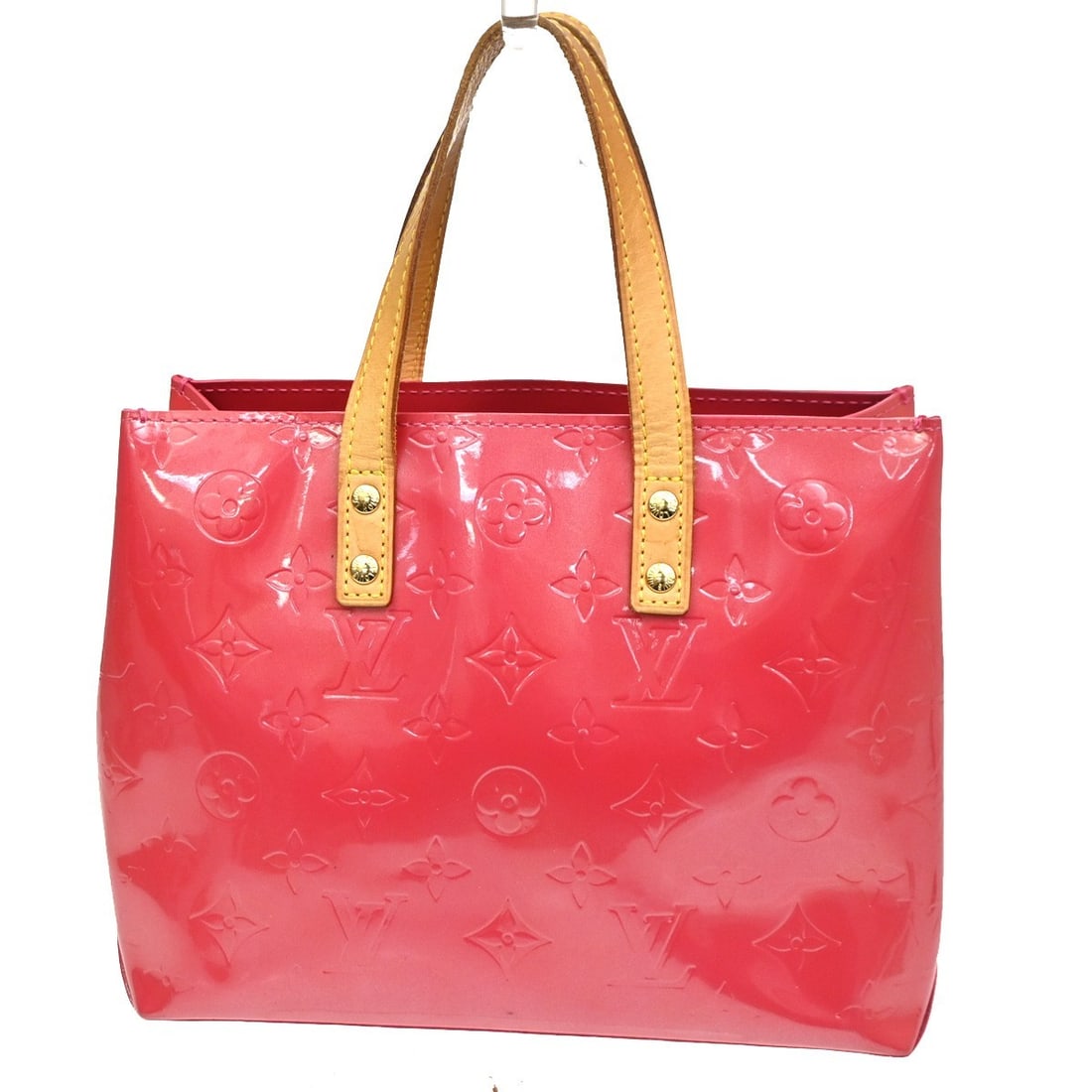 Louis Vuitton Reade Pink Patent Leather Handbag 22x18x10cm (1 of 11)