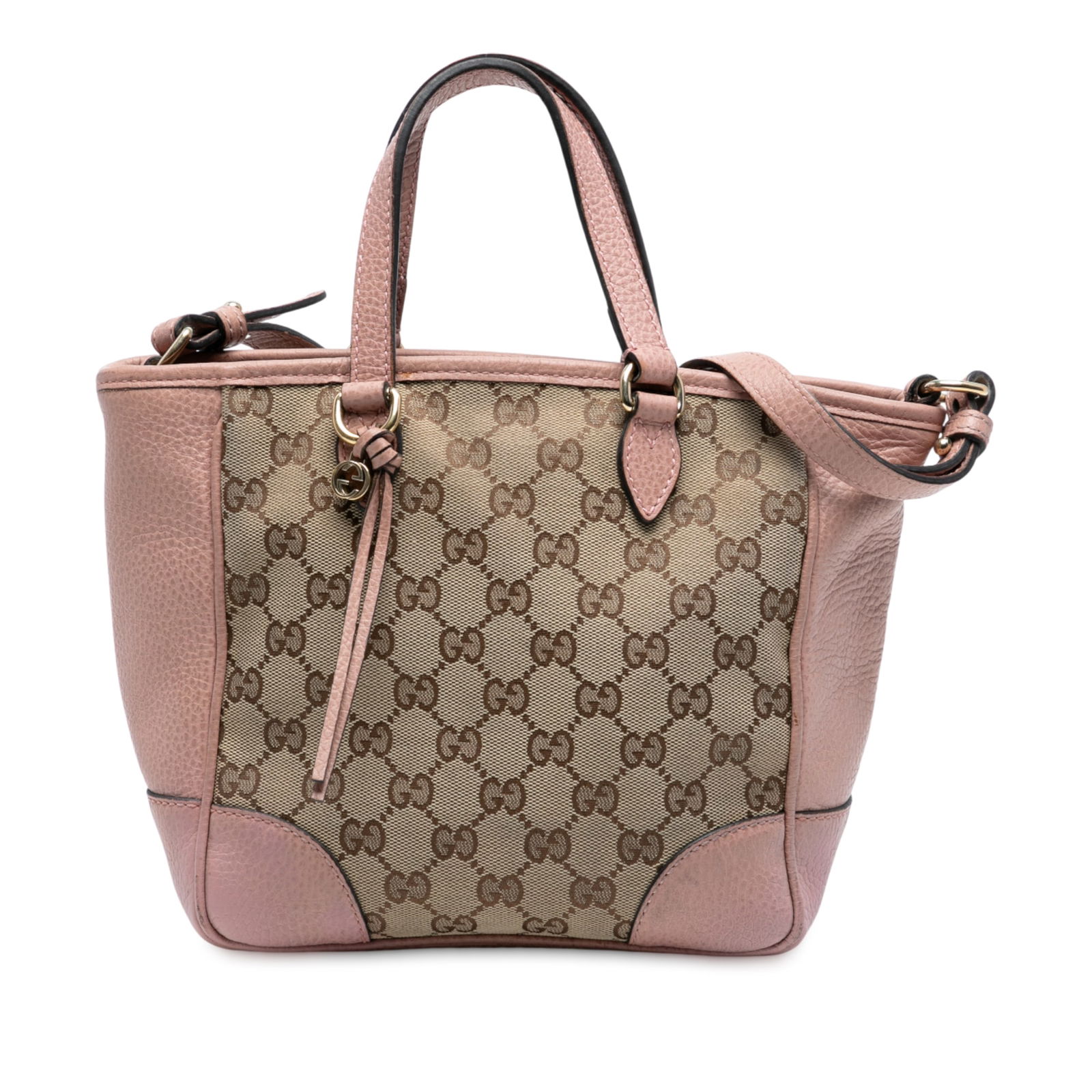 Gucci Small GG Canvas Bree Satchel Brown Fabric Bag Italy: Gucci Small GG Canvas Bree Satchel Brown Fabric Bag Italy The Gucci Small GG Canvas Bree Satchel is a stylish and functional bag crafted from durable canvas with luxurious leather trim. This satchel f
