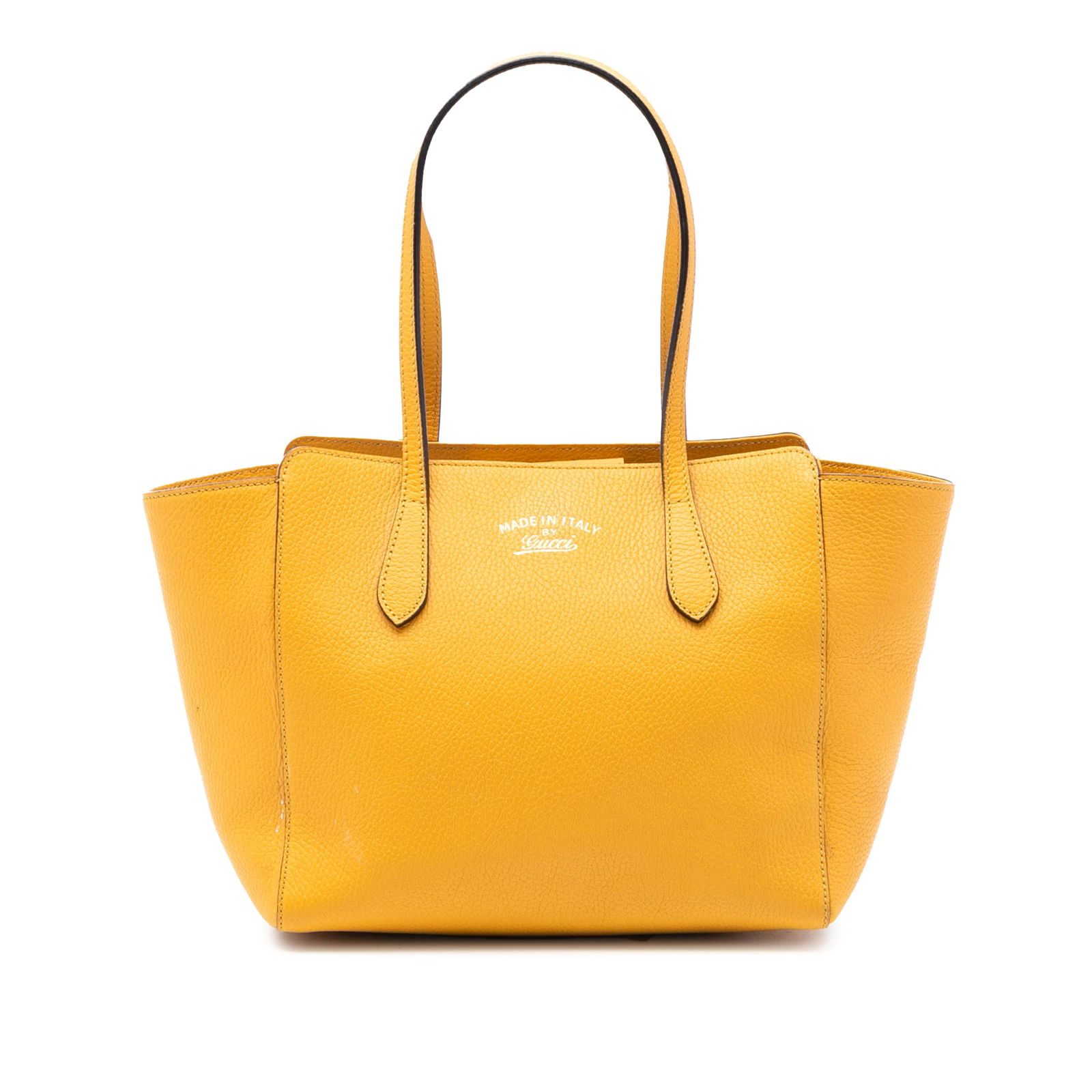 Yellow Gucci Swing Tote in Medium Dollar Calfskin Leather (1 of 6)