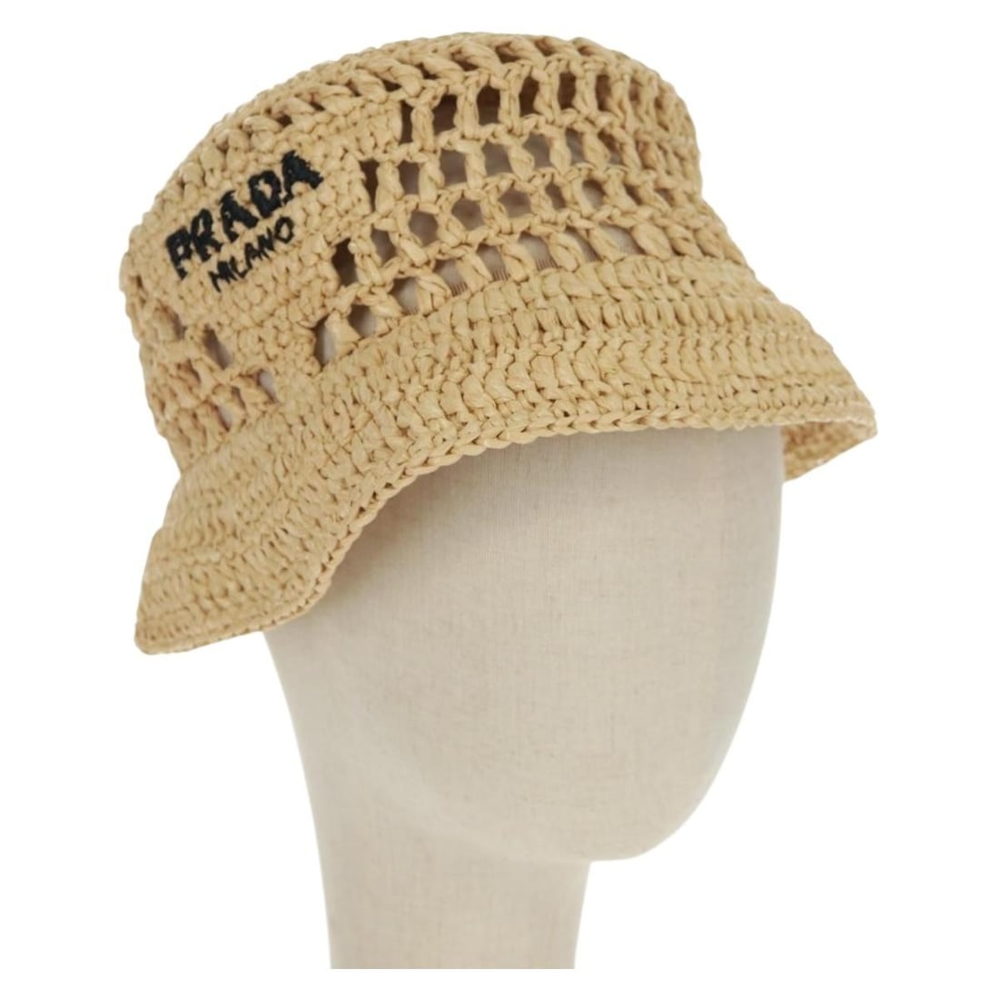 Prada Beige Nylon Bucket Hat Italian Designer Accessory: Prada Beige Nylon Bucket Hat Italian Designer Accessory This PRADA bucket hat features a beige nylon exterior and is crafted in Italy. The hat is in excellent, un-used condition with no significant sc