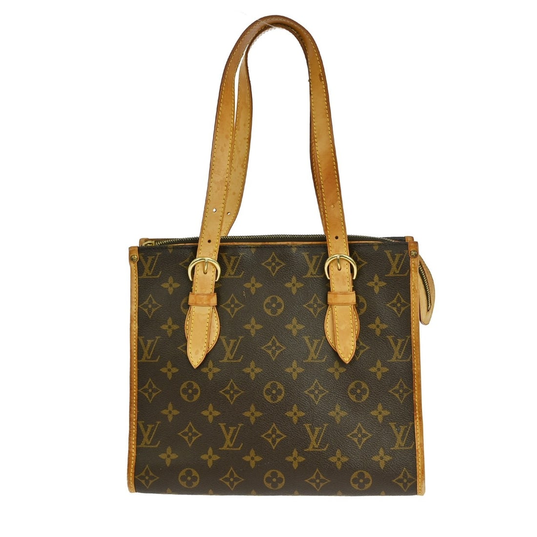 Louis Vuitton Monogram Popincourt Haut Tote Bag M40007 Brown Canvas: Louis Vuitton Monogram Popincourt Haut Tote Bag M40007 Brown Canvas This Louis Vuitton Monogram Popincourt Haut Tote Handbag is a stylish and practical accessory for casual occasions. Crafted from dur