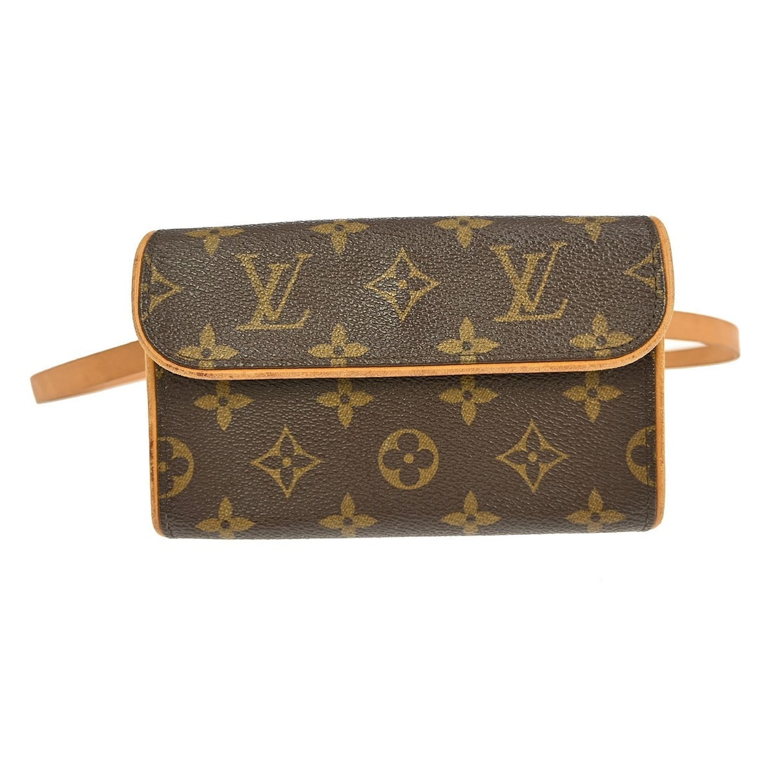 Louis Vuitton Pochette Florentine Monogram Canvas Bum Bag M51855: Louis Vuitton Pochette Florentine Monogram Canvas Bum Bag M51855 This Louis Vuitton Pochette Florentine bum bag features the signature monogram canvas leather exterior with a classic brown color and l