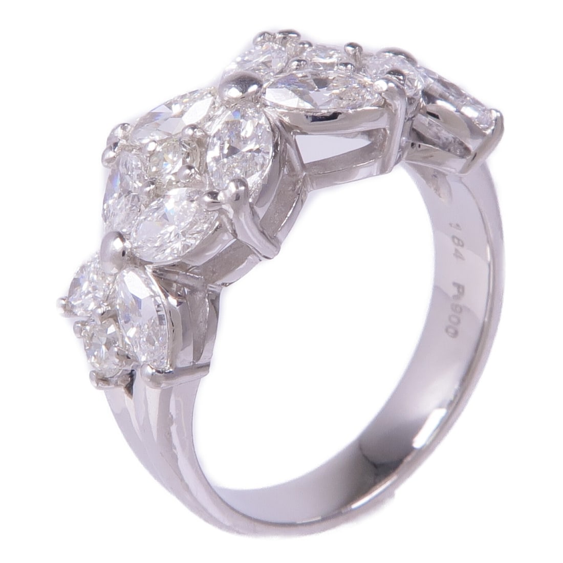 JEWELRY Diamond Ring in Platinum Size 6 (1 of 8)