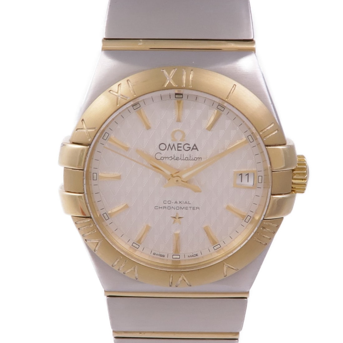 OMEGA Constellation 35mm Automatic Watch 18K Yellow Gold Silver Dial (1 of 16)