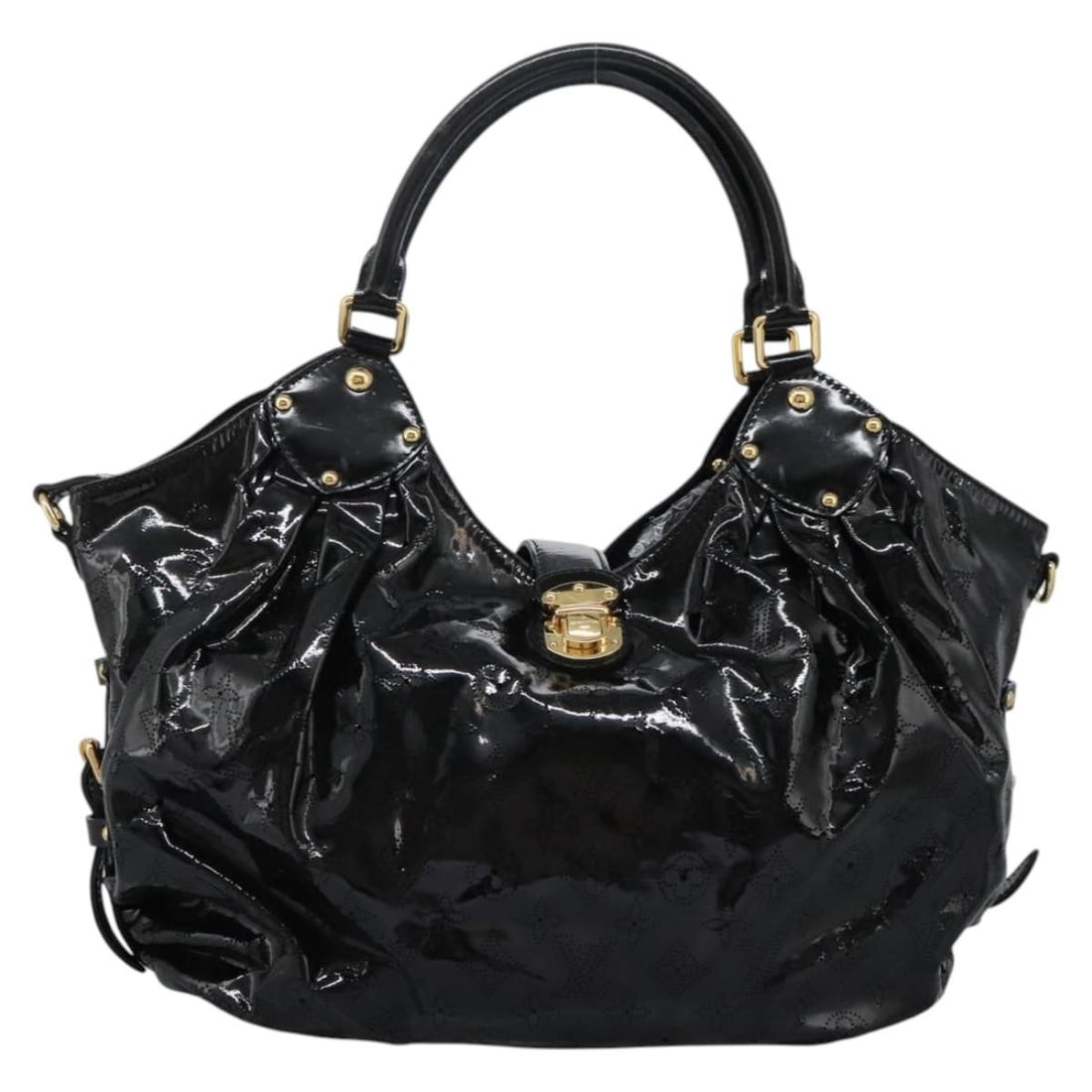 Black Patent Leather Surya Tote Bag by Louis Vuitton 34cm x 25cm x 14cm (1 of 18)