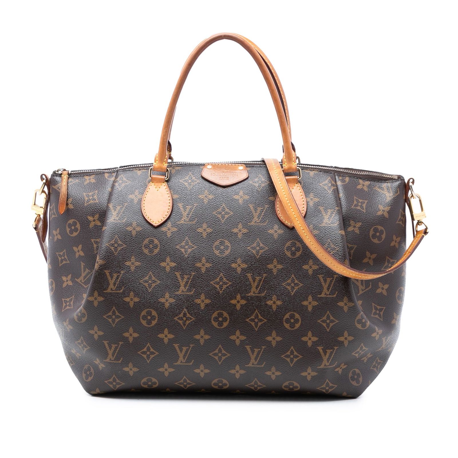 Louis Vuitton Turenne GM Handbag in Monogram Canvas with Vachetta Leather Trim (1 of 7)