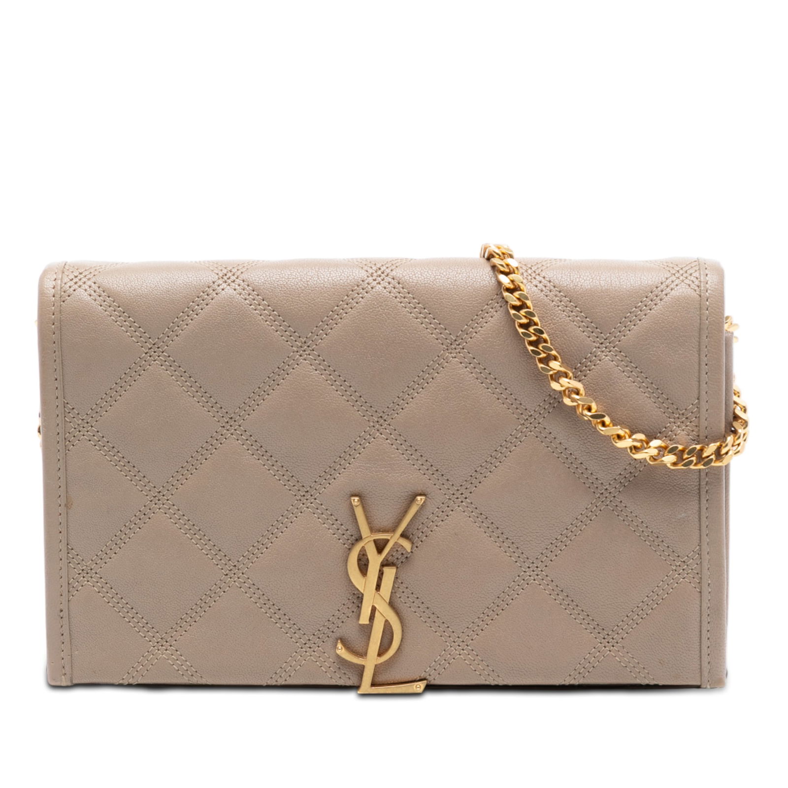 Becky Chain Wallet in Quilted Lambskin by Saint Laurent (1 of 6)