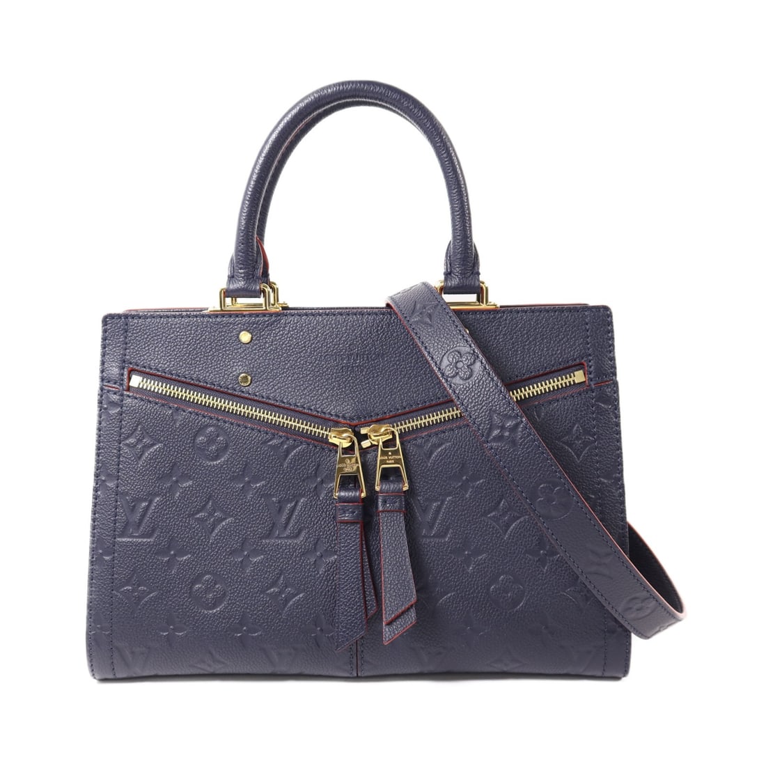 Louis Vuitton Sully PM Navy Monogram Empreinte Two Way Shoulder Bag M54195 (1 of 15)