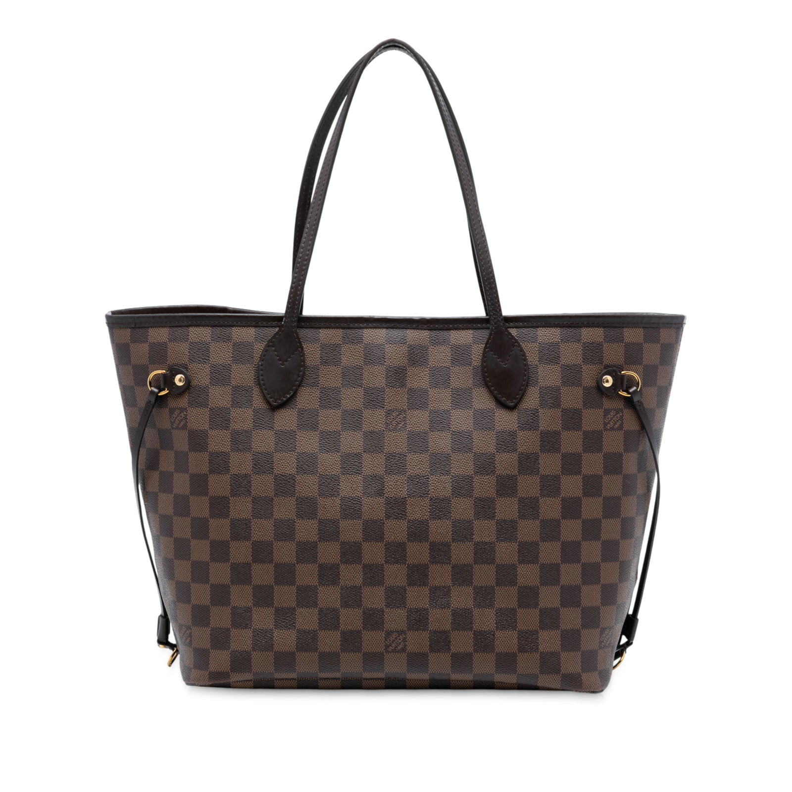 Louis Vuitton Damier Ebene Neverfull MM Bag with Repainted Straps (1 of 7)