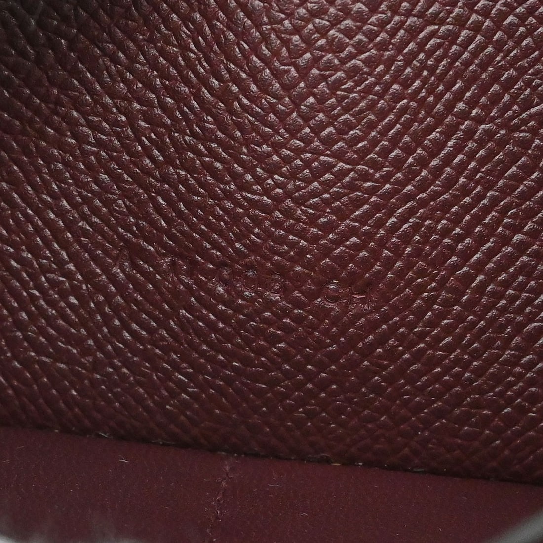 Bordeaux Epsom Leather Zip-Around Wallet by Hermes Kelly Collection - 7