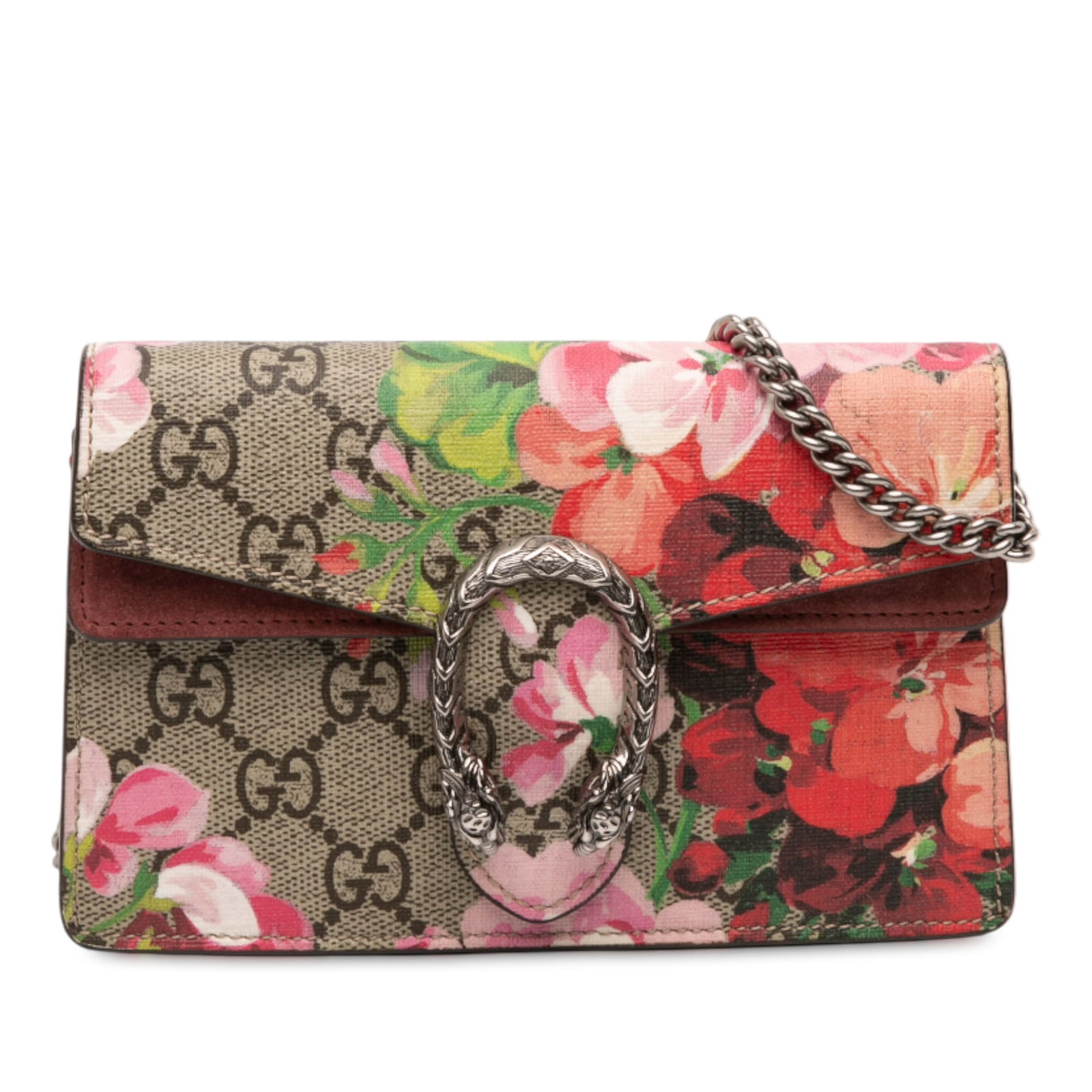 Gucci Mini GG Supreme Blooms Dionysus Crossbody Bag Floral Canvas: Gucci Mini GG Supreme Blooms Dionysus Crossbody Bag Floral Canvas Introducing the Gucci Mini GG Supreme Blooms Dionysus Crossbody, a stylish accessory that combines luxury and practicality. This cross