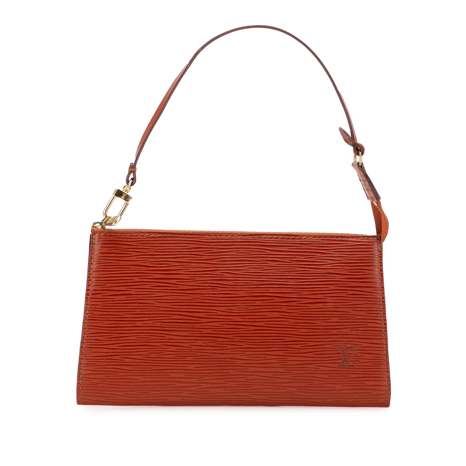 Louis Vuitton Epi Pochette Accessoires Brown Leather Bag (1 of 11)