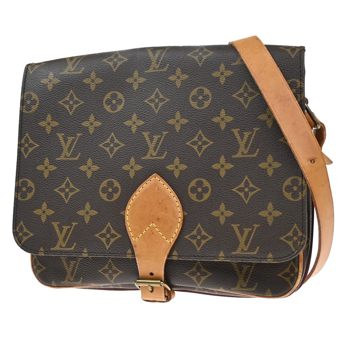 Louis Vuitton Monogram Canvas Brown Cartouchiere Purse 25cm by 21cm by 8cm (1 of 18)