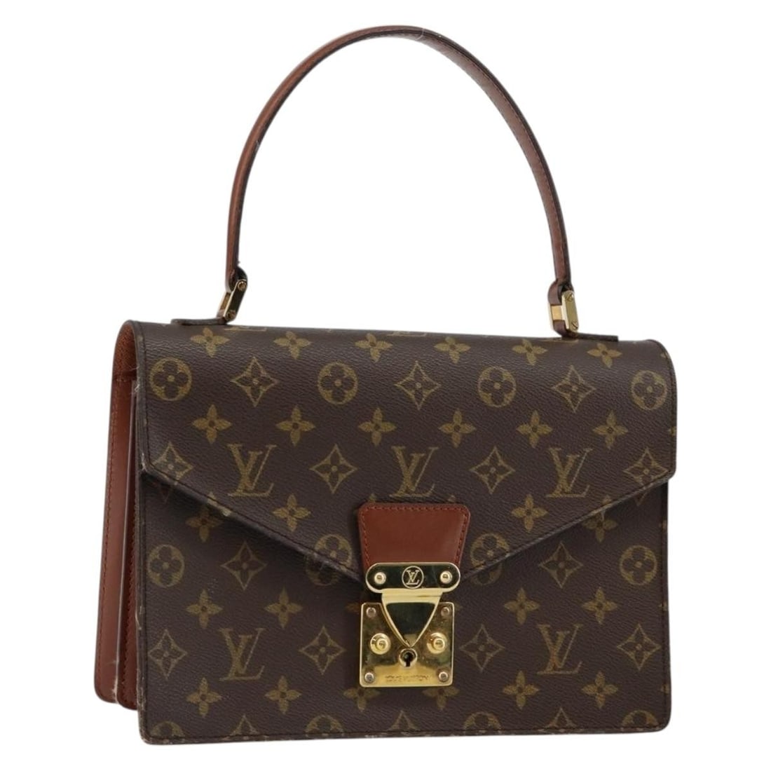 LOUIS VUITTON Monogram Concorde Hand Bag M51190 France Auth: LOUIS VUITTON Monogram Concorde Hand Bag M51190 France Auth This authentic LOUIS VUITTON Monogram Concorde Hand Bag (Model M51190) is a stylish accessory made from durable Monogram Canvas. It features