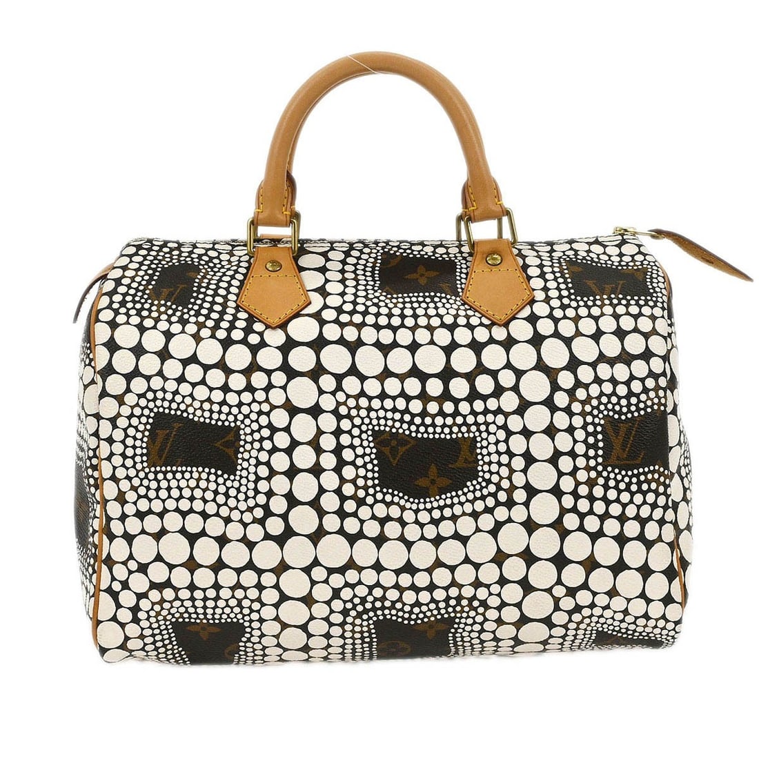 Louis Vuitton Monogram Town Speedy 30 Handbag M40690 Vintage: Louis Vuitton Monogram Town Speedy 30 Handbag M40690 Vintage The Louis Vuitton White Monogram Town Speedy 30 Handbag is a stylish accessory that combines functionality with luxury. This medium-sized s