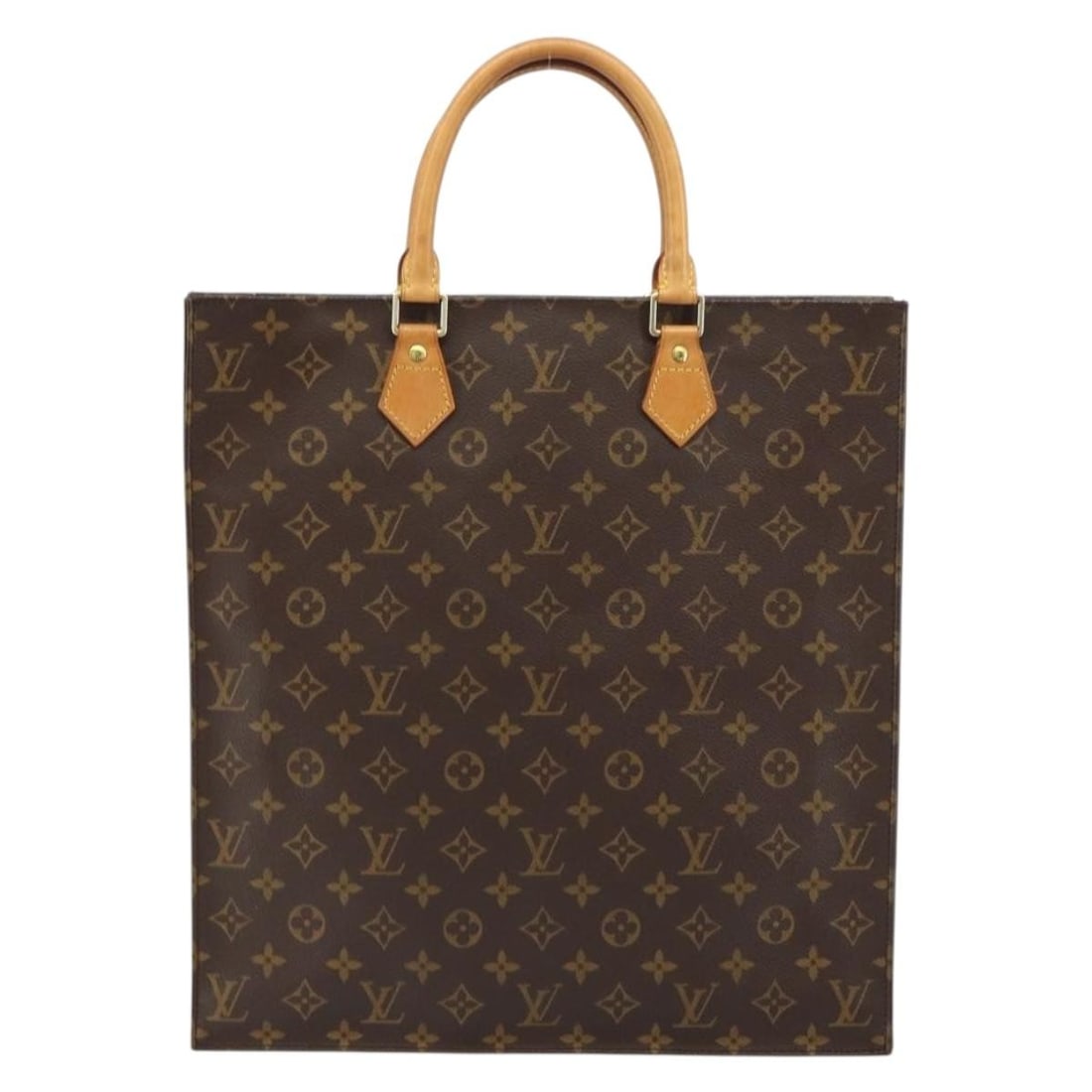 Louis Vuitton Monogram Canvas Sac Plat Tote Vintage Style: Louis Vuitton Monogram Canvas Sac Plat Tote Vintage Style This Louis Vuitton Vintage Sac Plat Bag features the iconic monogram canvas design in brown. Crafted for women, it showcases a spacious silhou