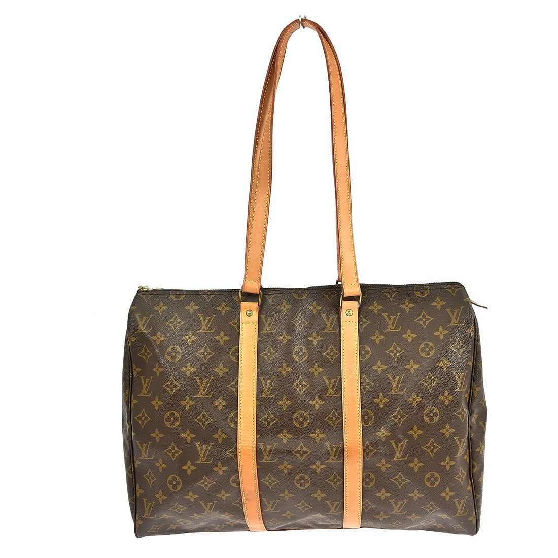 Louis Vuitton Flanerie Brown Canvas Shoulder Bag 45x32x15cm: Louis Vuitton Flanerie Brown Canvas Shoulder Bag 45x32x15cm This Louis Vuitton Flanerie handbag features the classic monogram canvas in brown, designed for women. It offers spacious dimensions suitabl