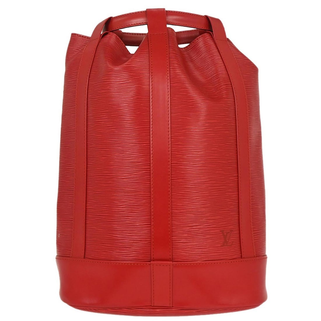 Louis Vuitton Red Epi Randonnee PM Shoulder Bag M52357 (1 of 10)