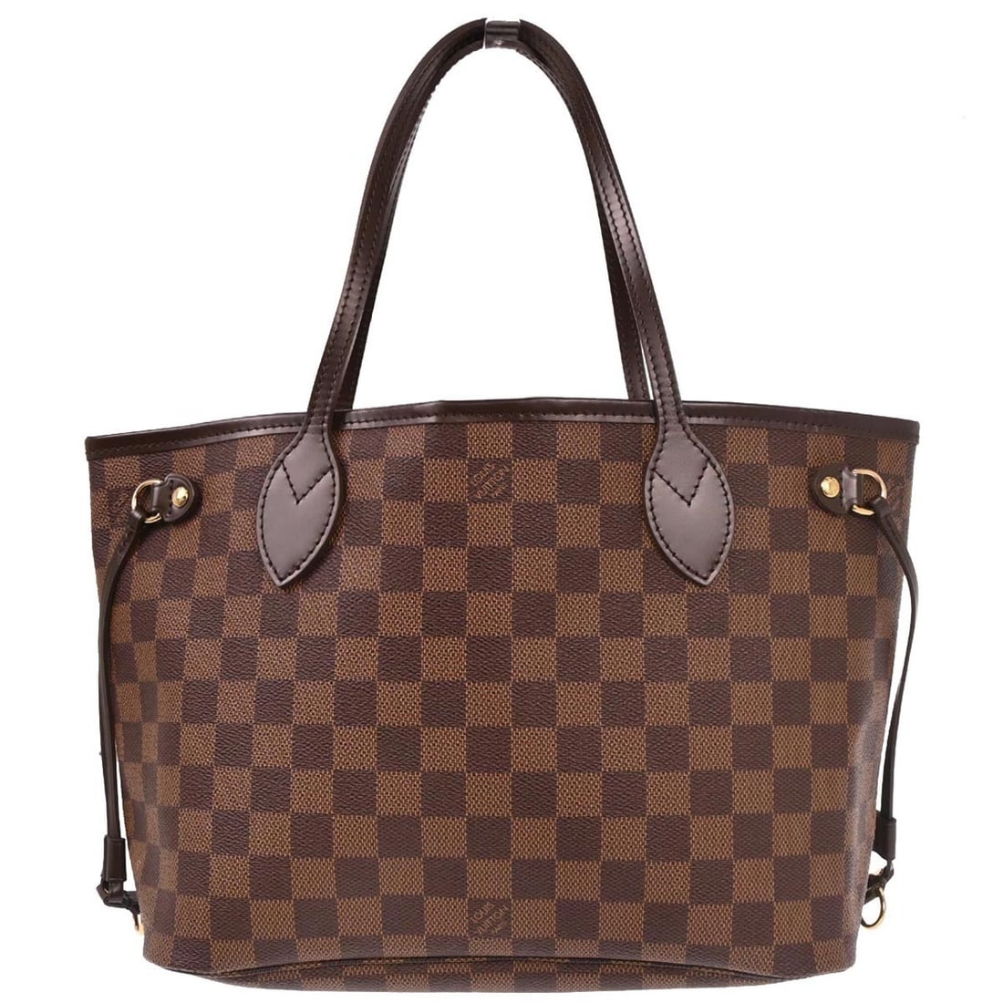 Louis Vuitton Neverfull PM Brown Damier Canvas Small Tote Purse (1 of 10)