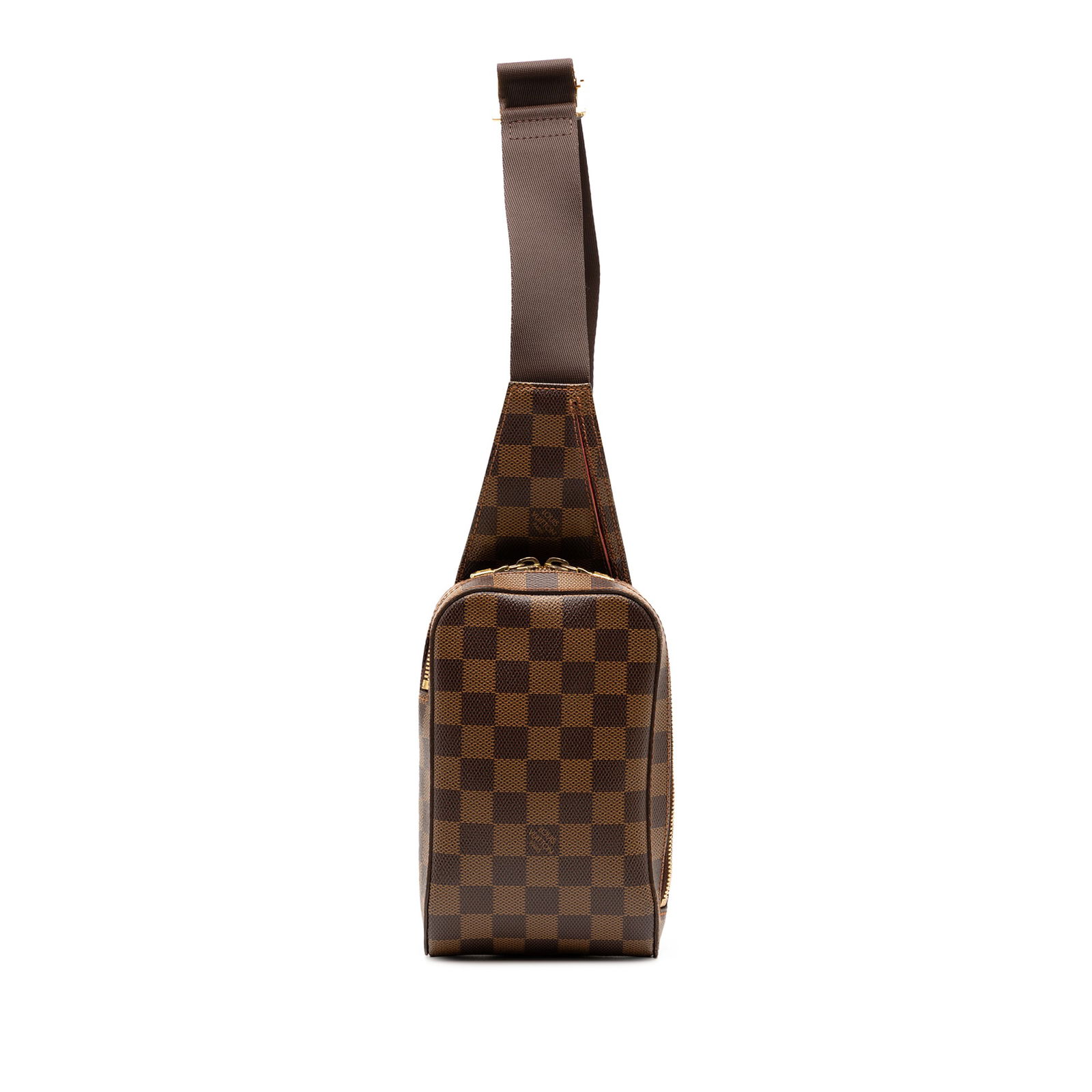 Damier Ebene Geronimos crossbody bag by Louis Vuitton in brown canvas (1 of 8)