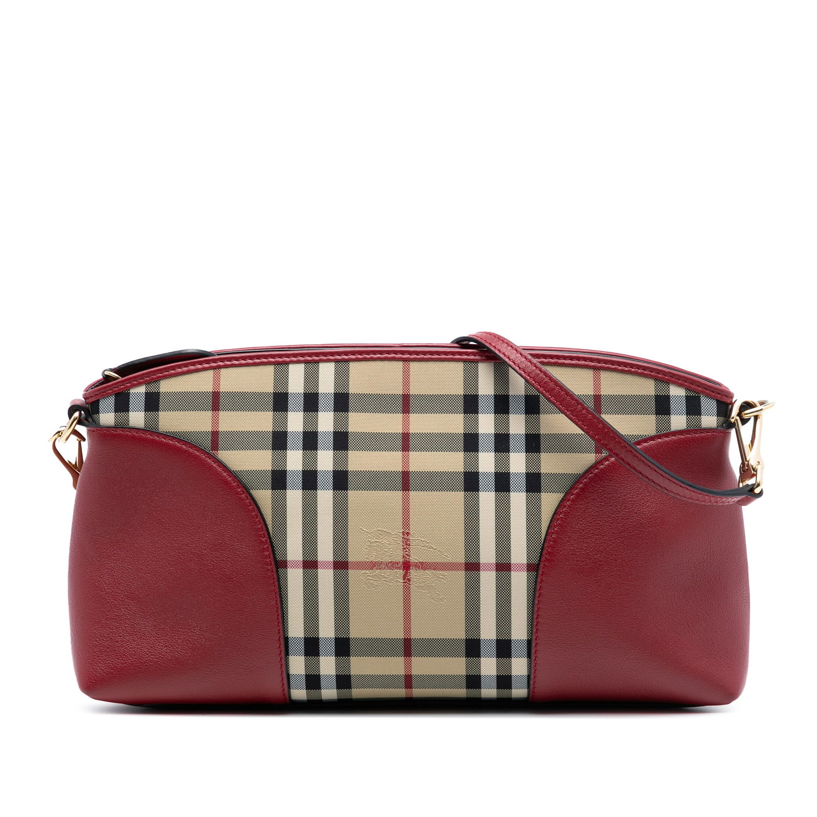 Burberry Chichester Crossbody Bag in Haymarket Check Coated Canvas: Burberry Chichester Crossbody Bag in Haymarket Check Coated Canvas This Burberry Chichester crossbody bag features the iconic Haymarket check coated canvas with leather trim. It is designed with a det