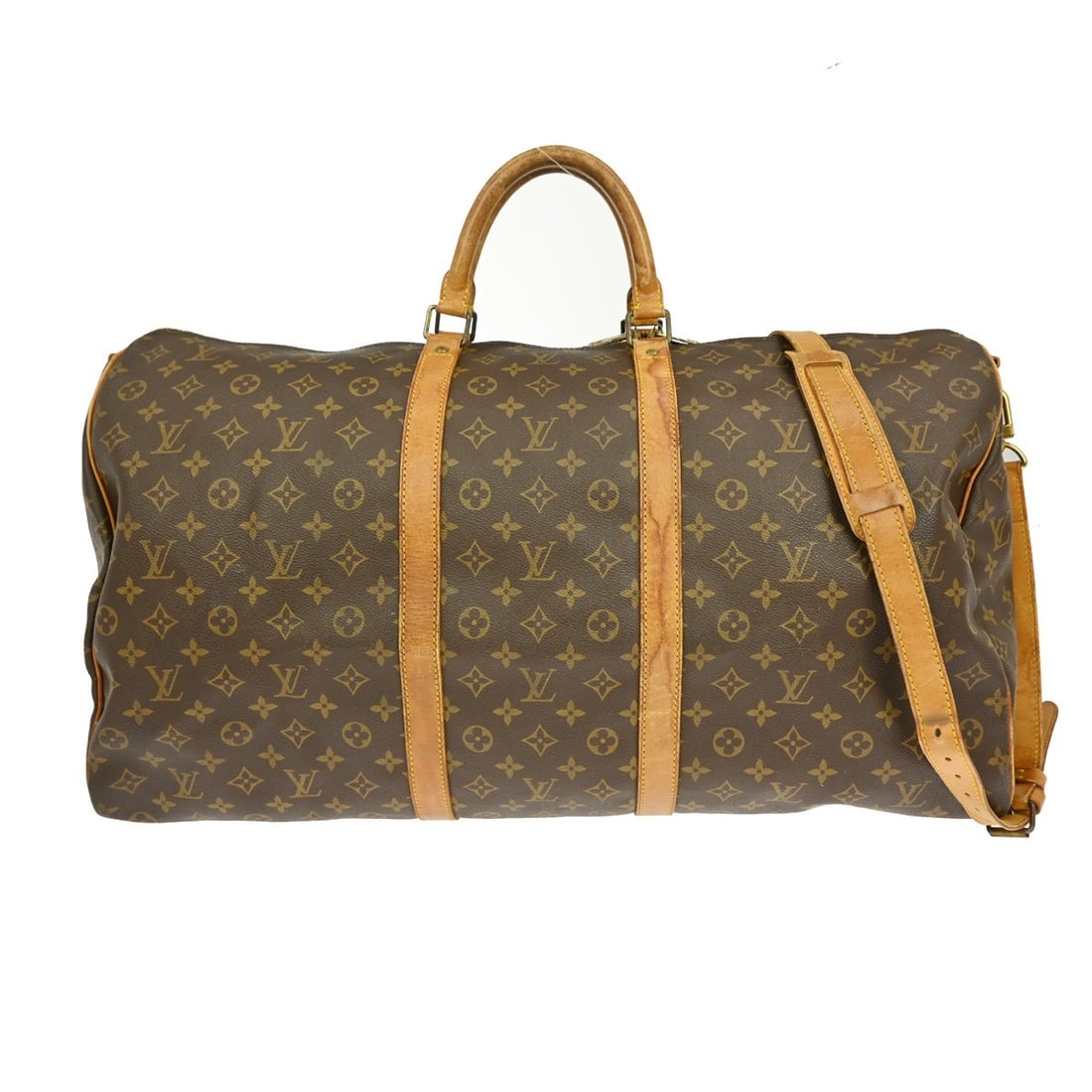 Louis Vuitton Keepall Bandouliiere 60 Monogram Canvas Travel Duffle Bag M41412 (1 of 10)