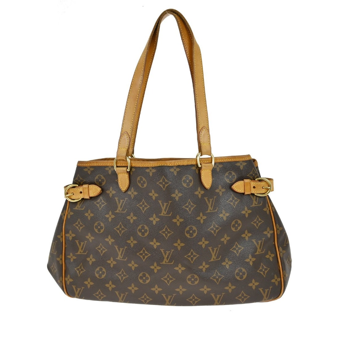 Louis Vuitton Batignolles Horizontal Monogram Canvas Medium Tote M51154: Louis Vuitton Batignolles Horizontal Monogram Canvas Medium Tote M51154 This Louis Vuitton Batignolles Horizontal tote bag features the iconic monogram canvas leather exterior in brown, complemented b