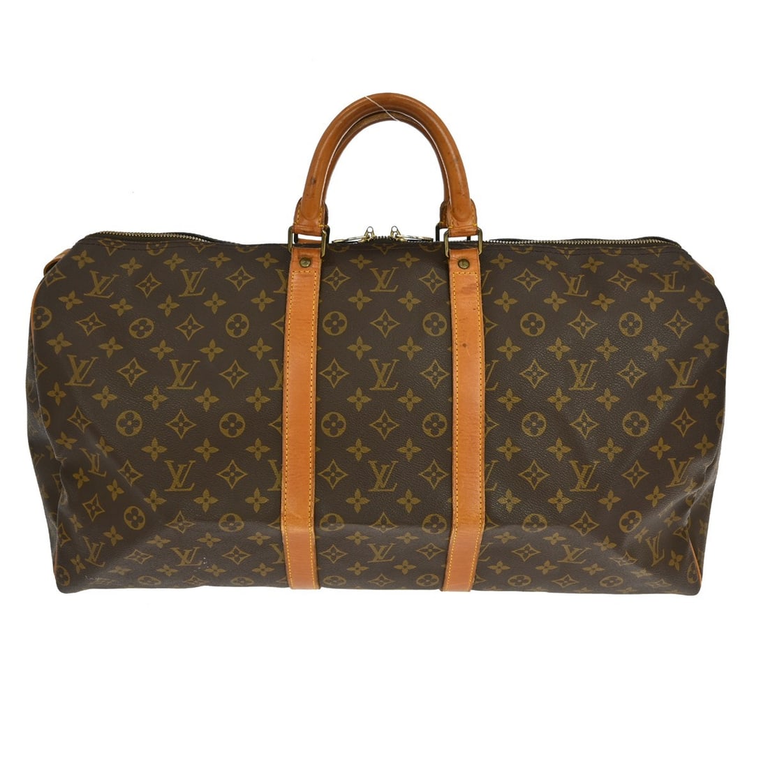 Louis Vuitton Keepall 55 Monogram Canvas Extra Large Travel Duffle Bag M41424 (1 of 7)